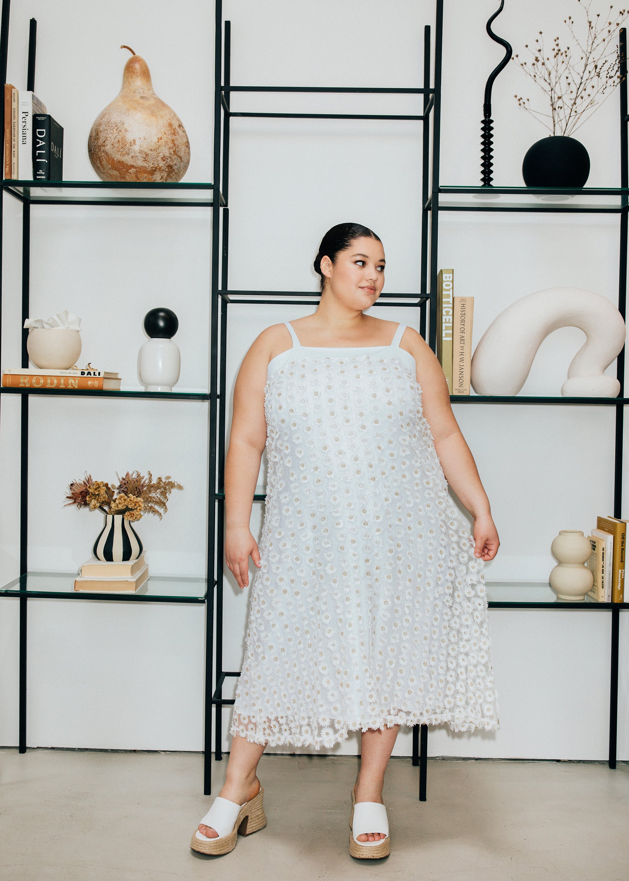 Textured Daisy Dress