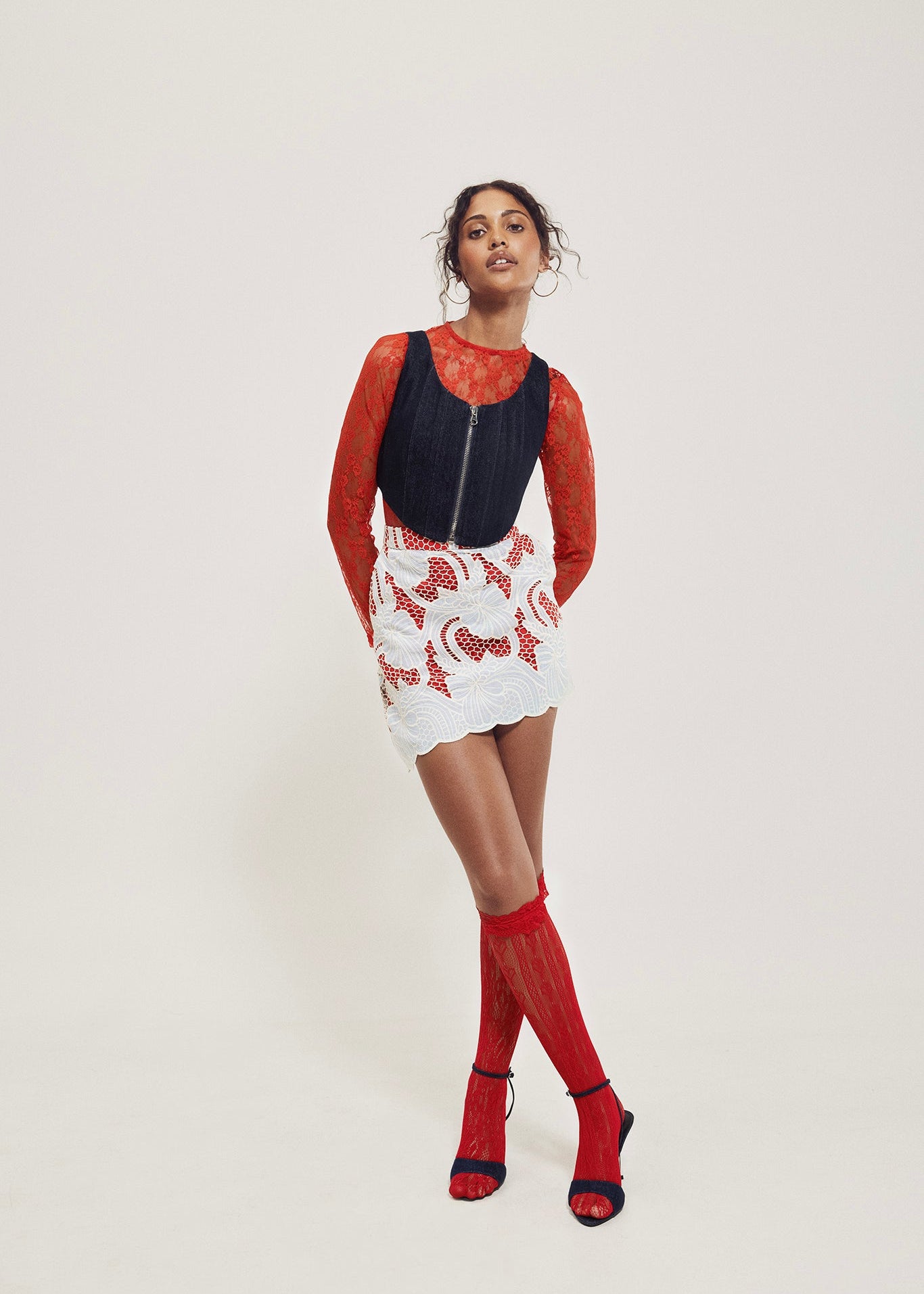 Lace Long Sleeve Top