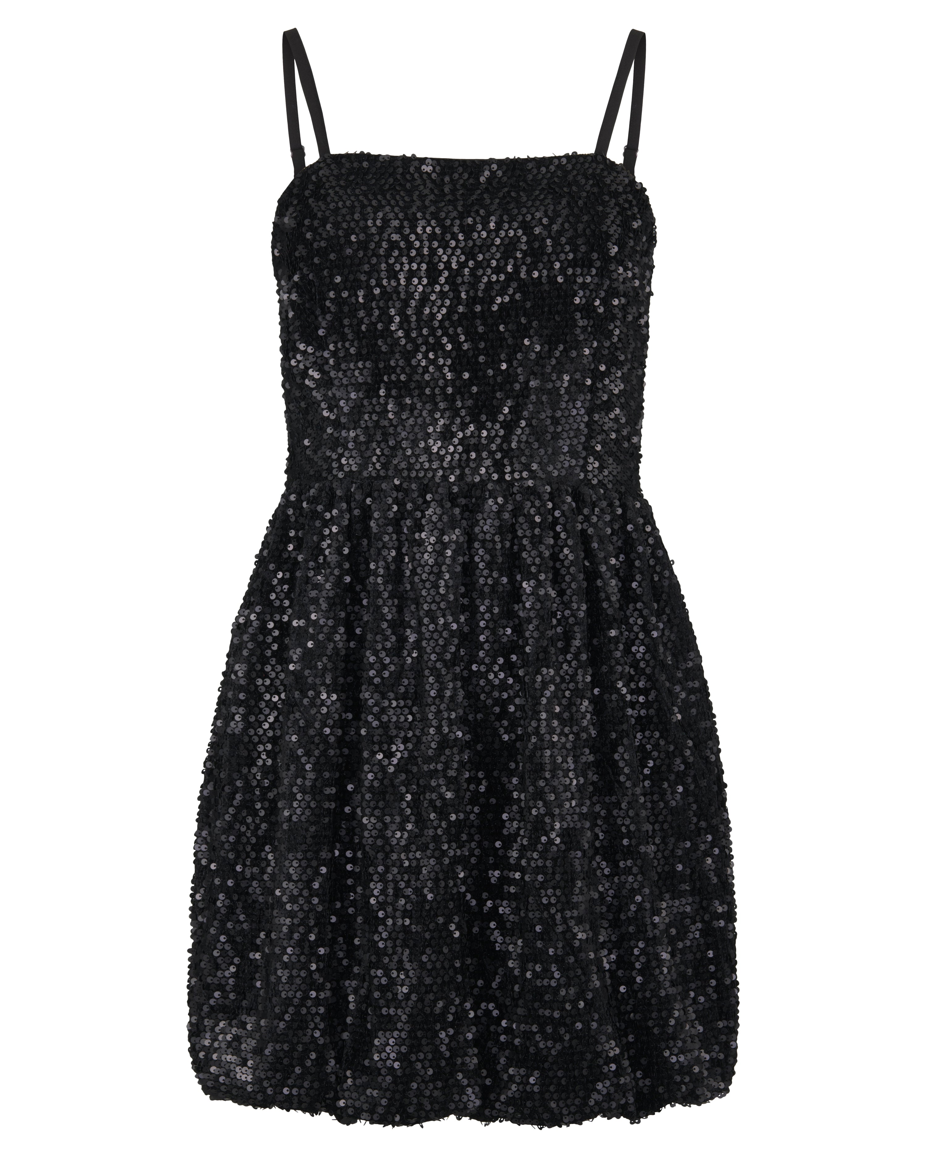 Sequin Bubble Hem Dress