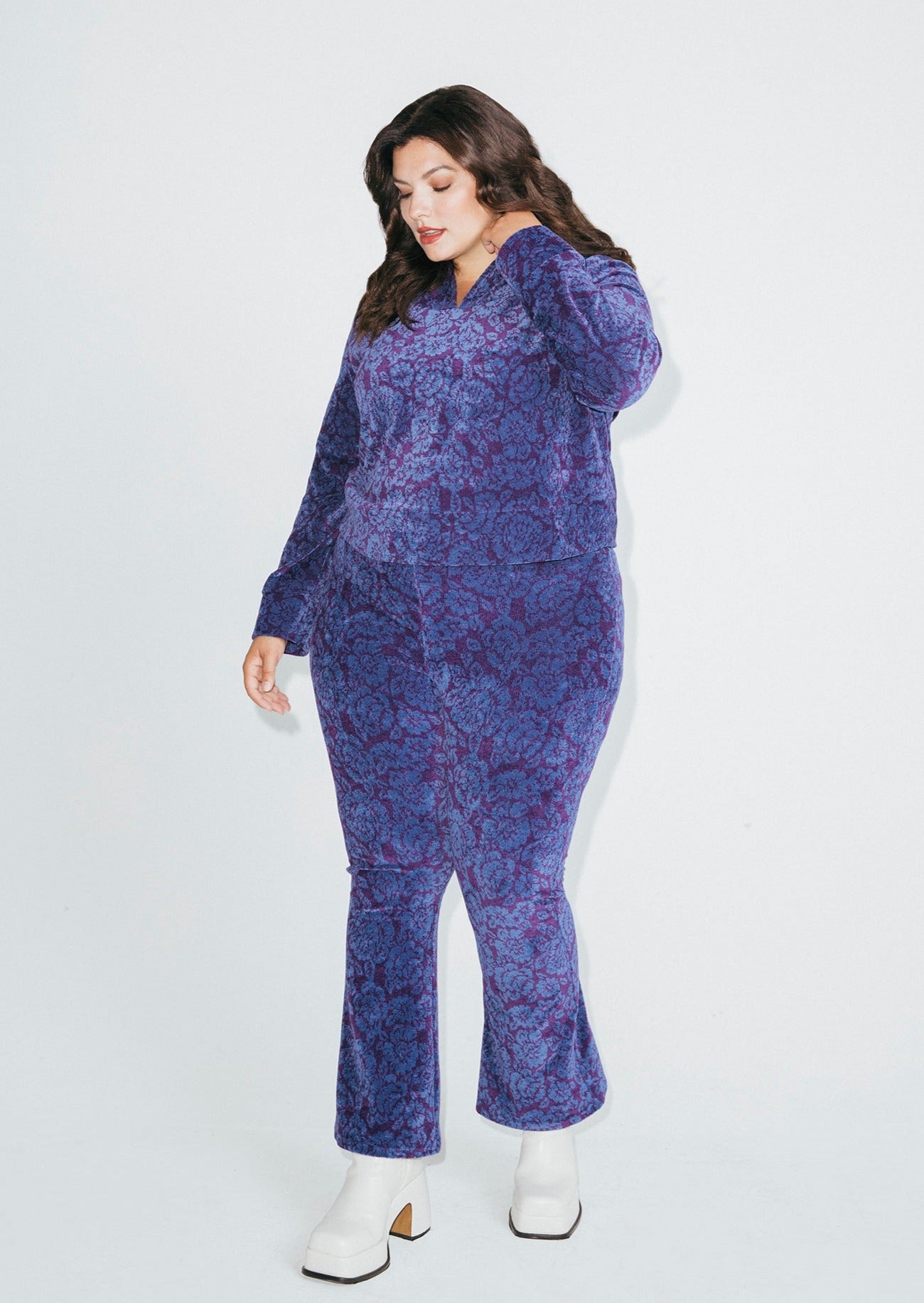 Printed Flared Pants