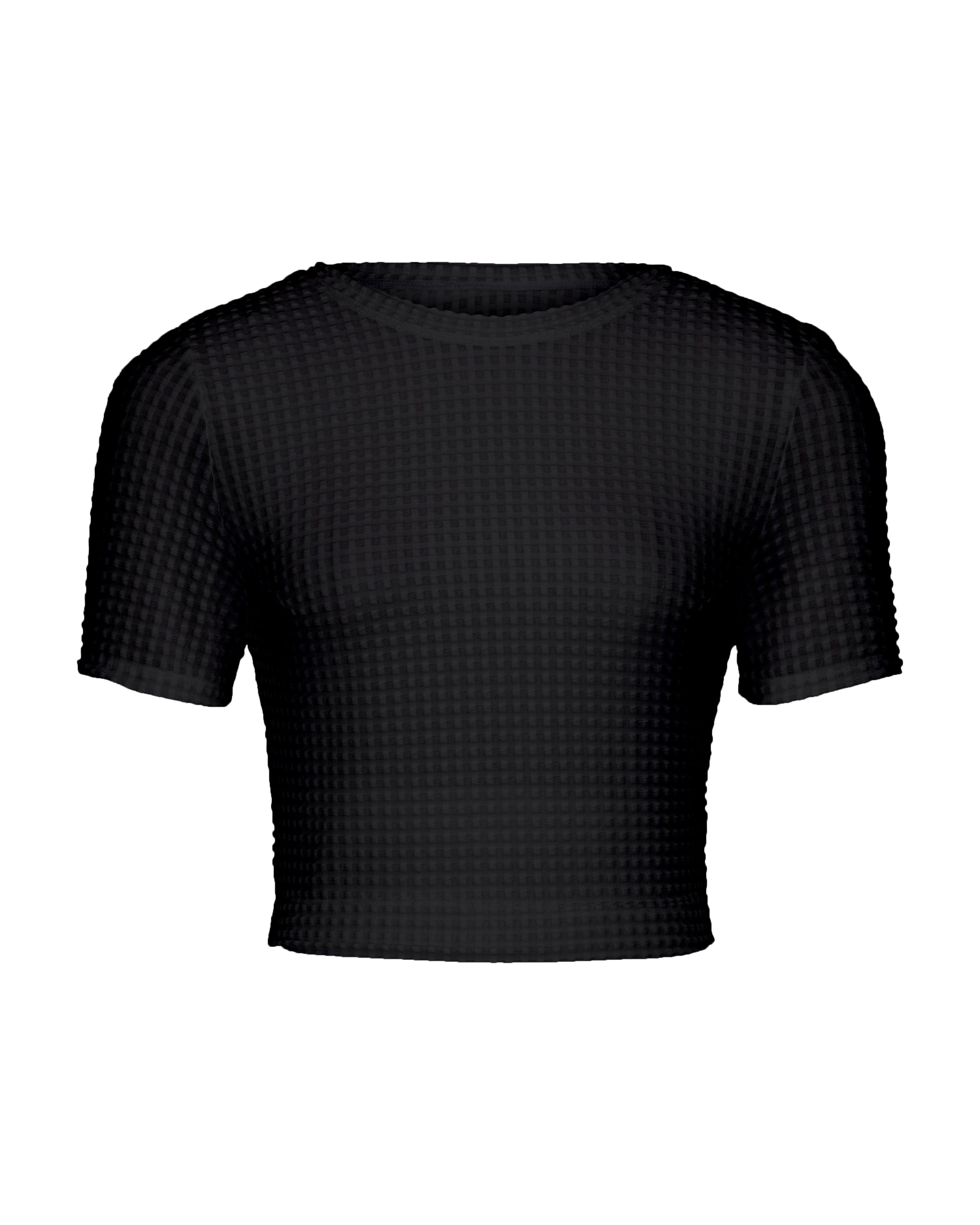 Geometric Knit Tee