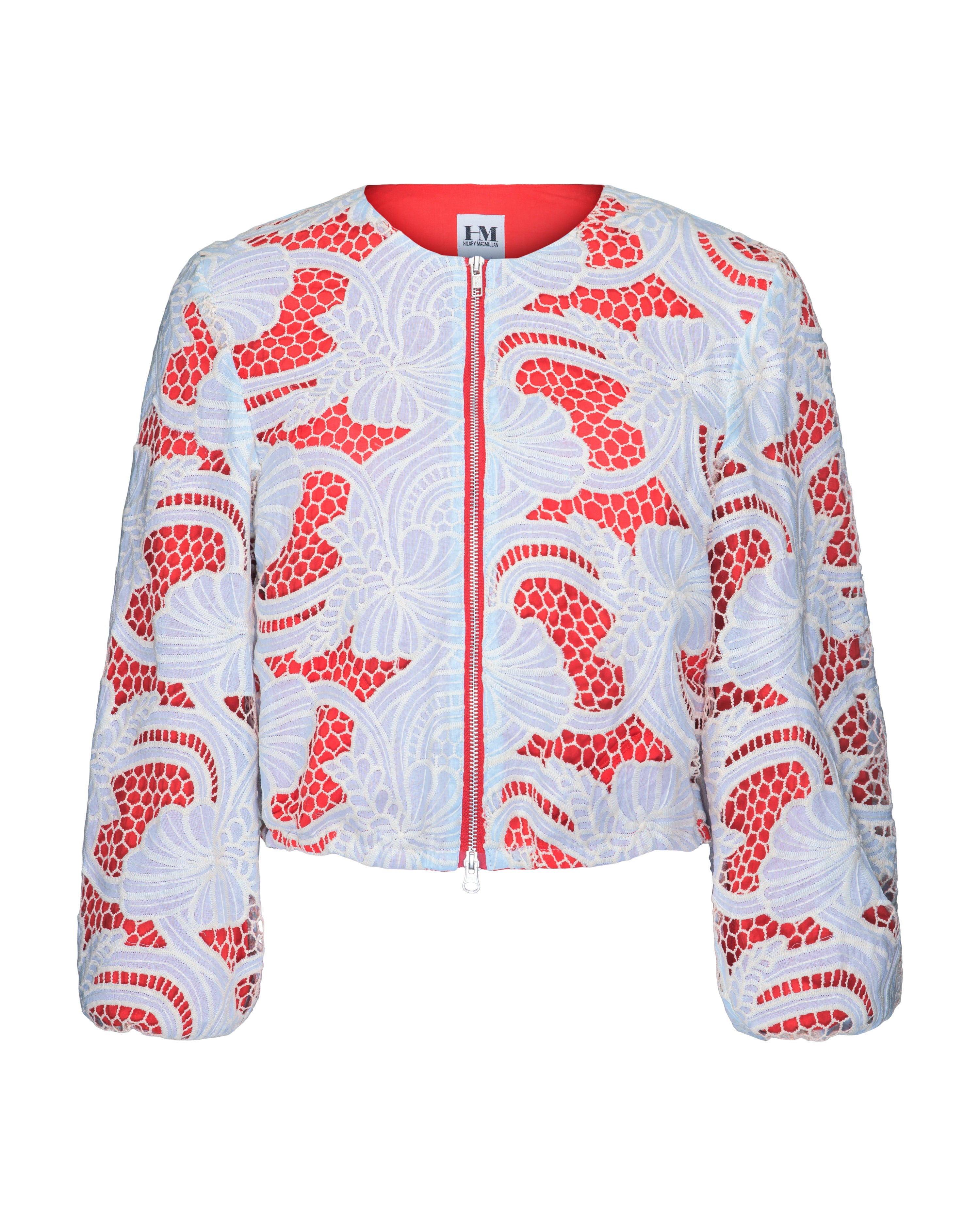 Lace Bomber Jacket