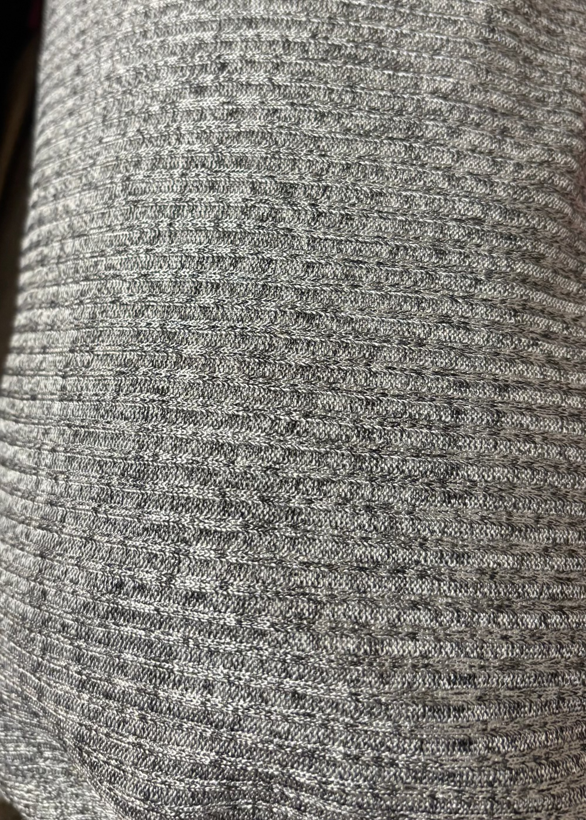 Shiny Silver Knit