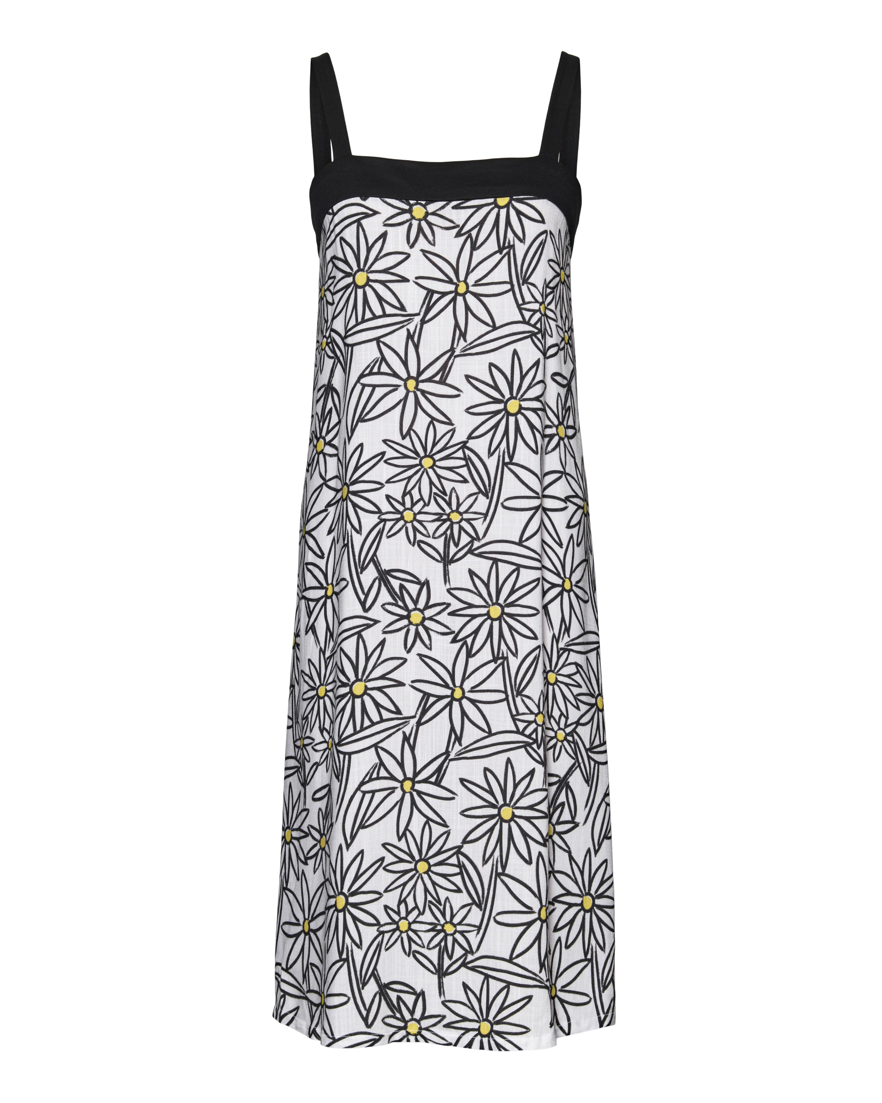 Contrast Daisy Dress