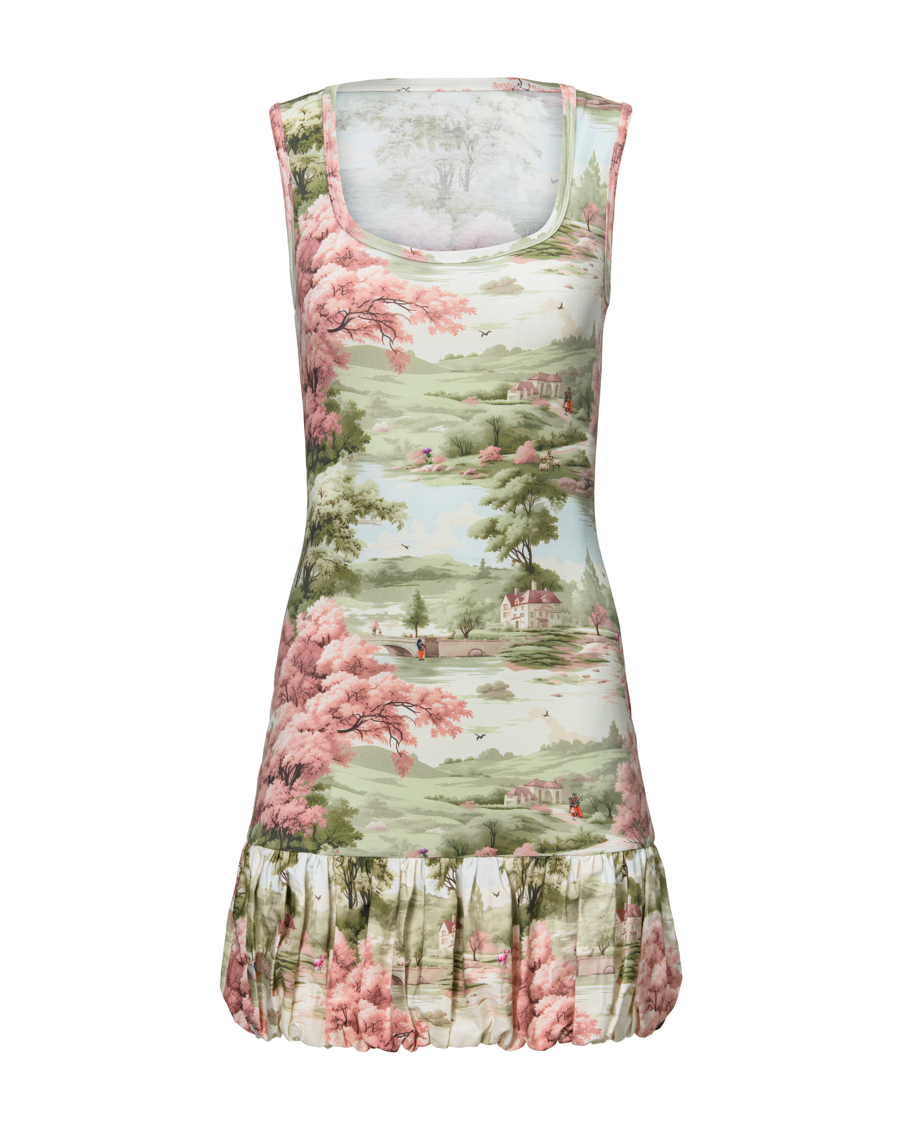 Scottish Toile Bubble Dress