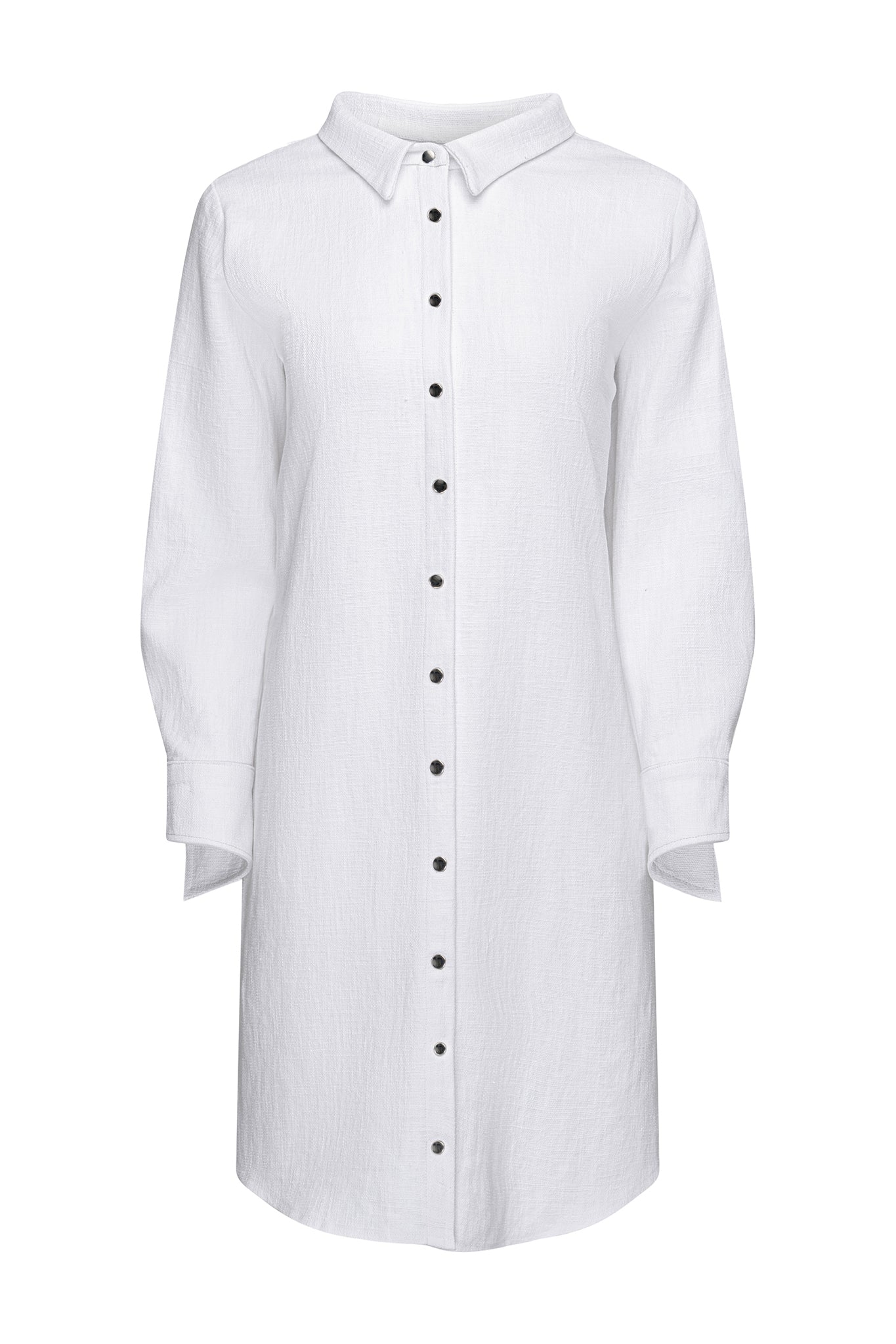 Linen Pleated Shacket