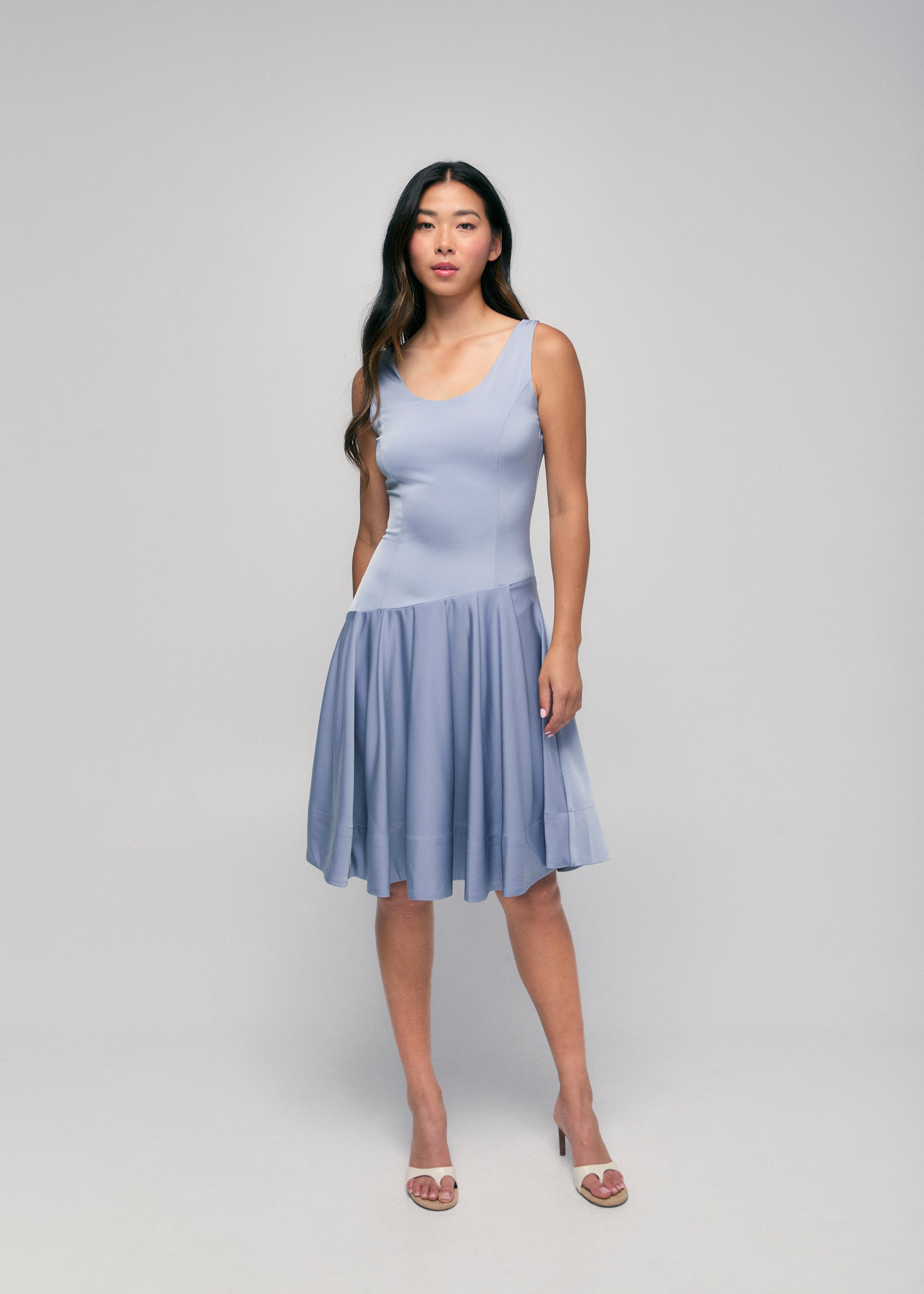 Pleated Hem Dress