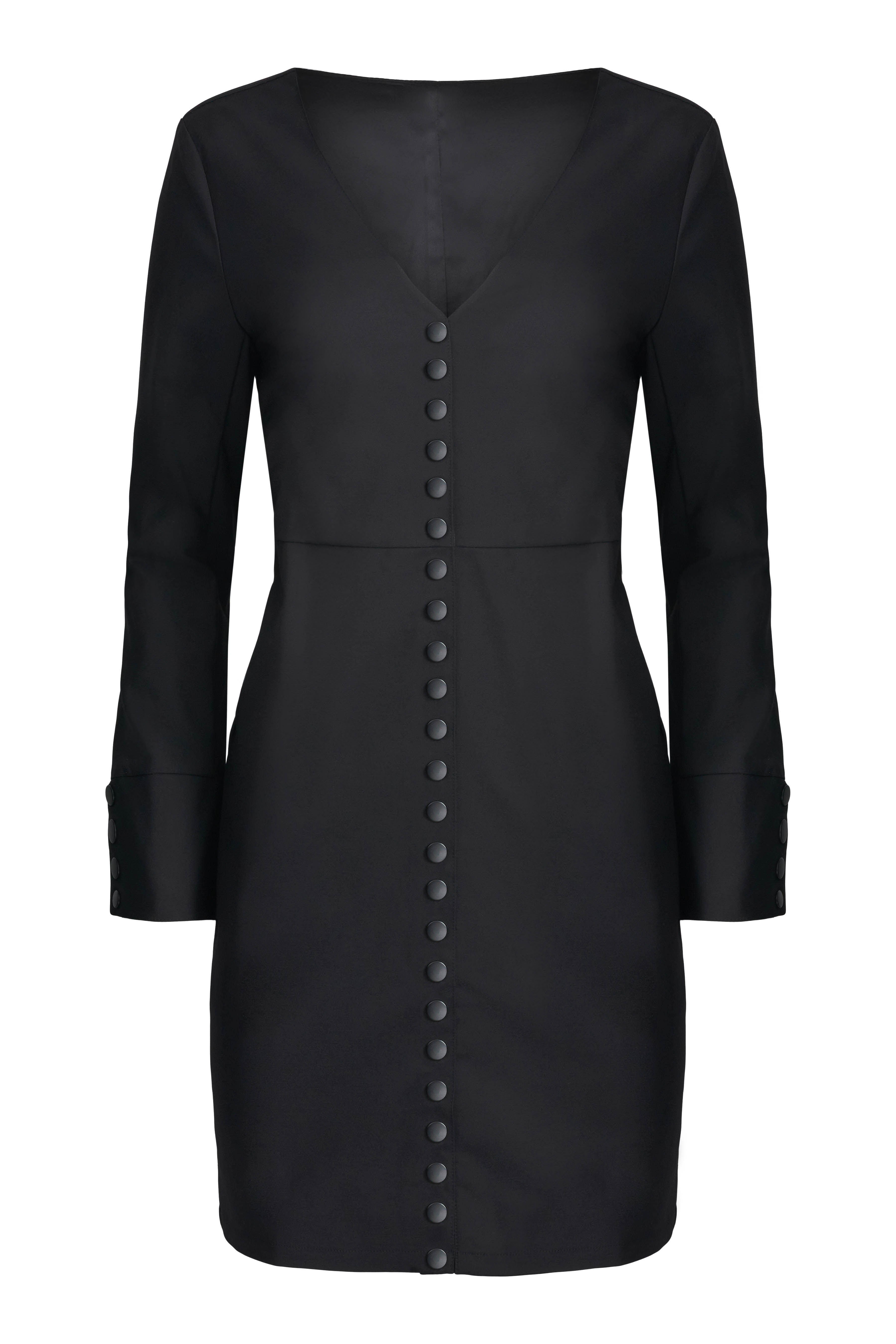Snap Front Button Dress
