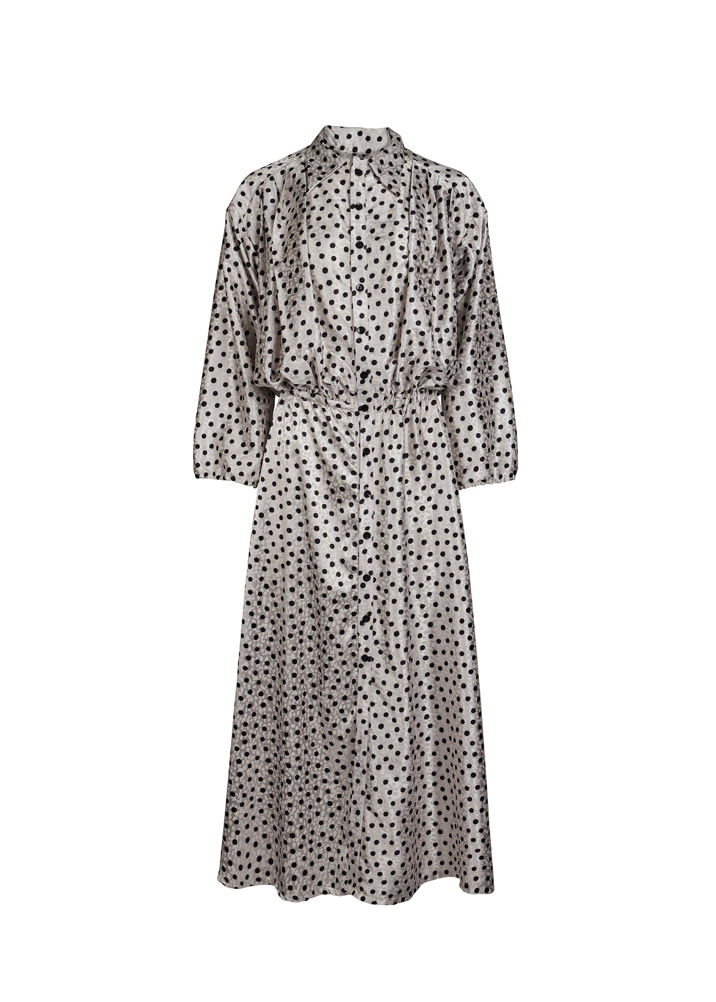 Polka Dot Blouse Dress