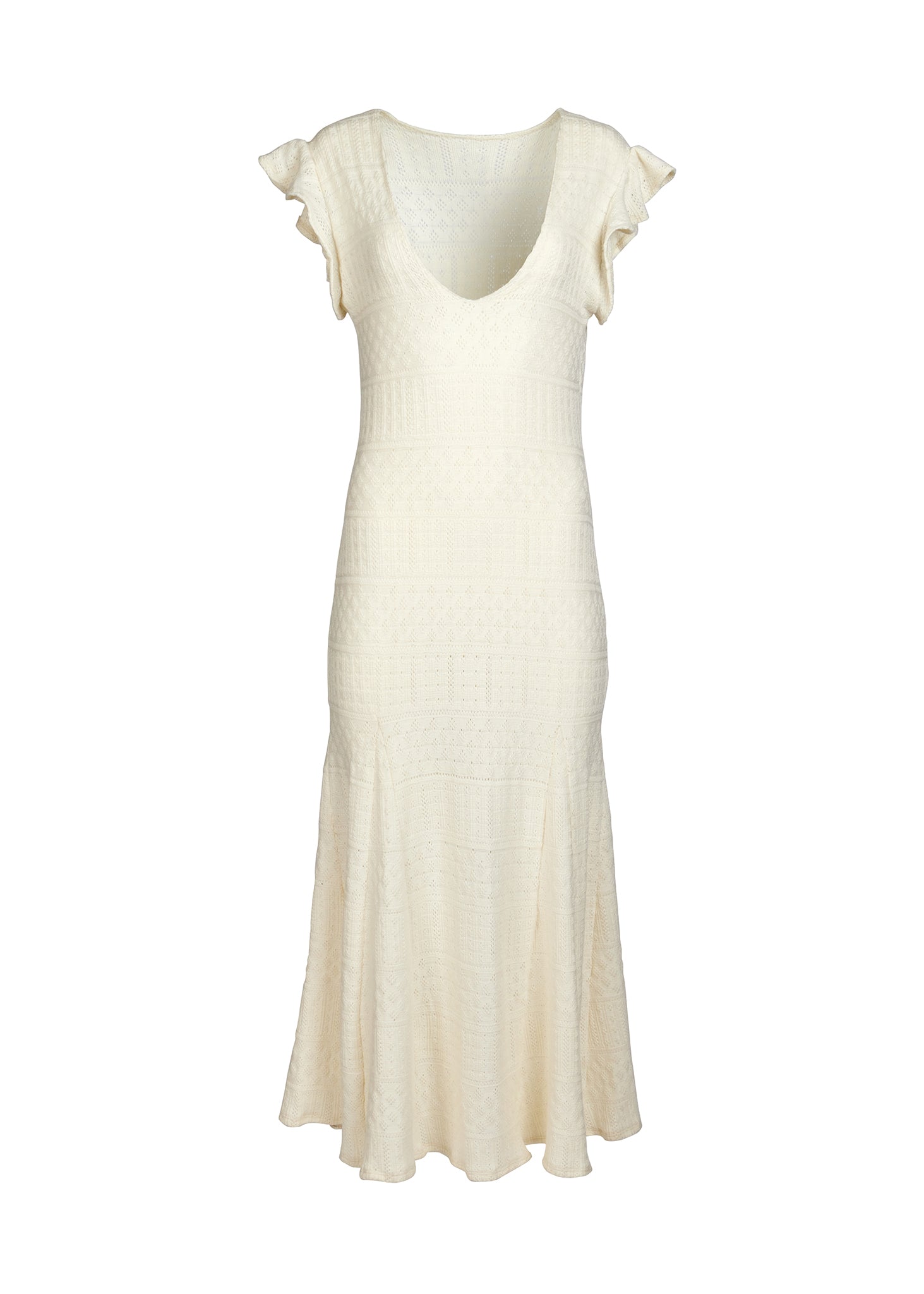 Pointelle Knit Dress