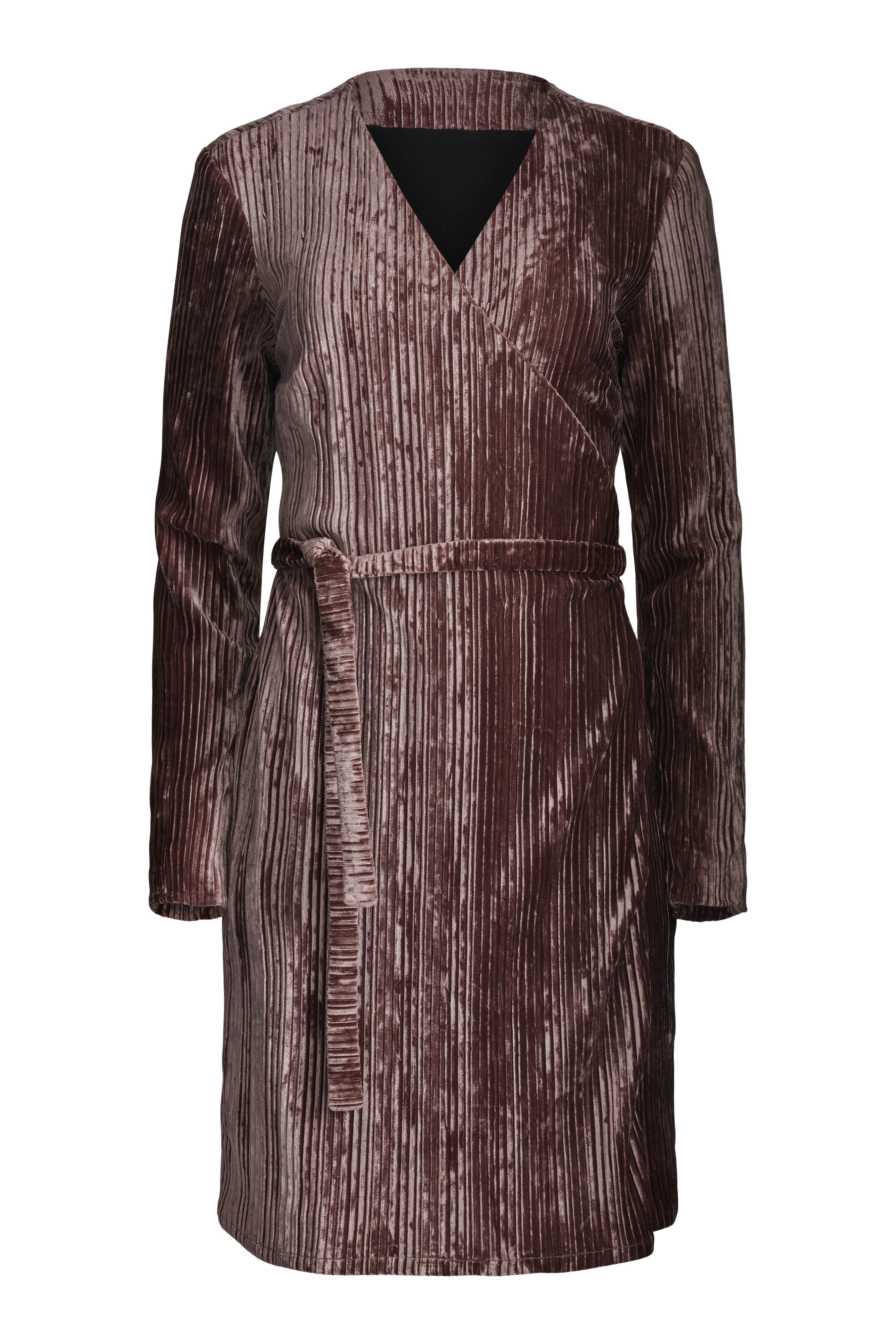 Velvet Wrap Dress