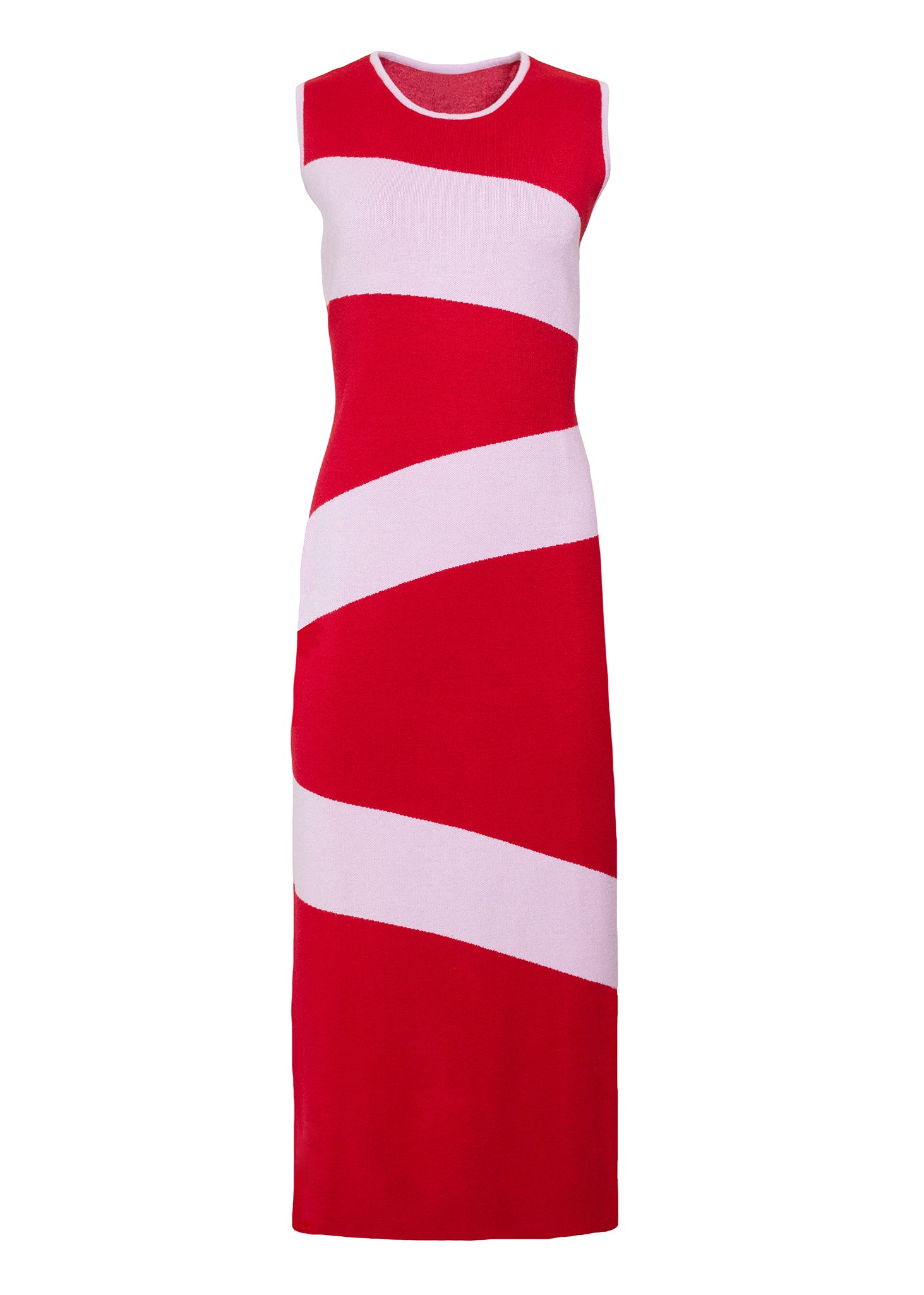 Knit Swirl Midi Dress
