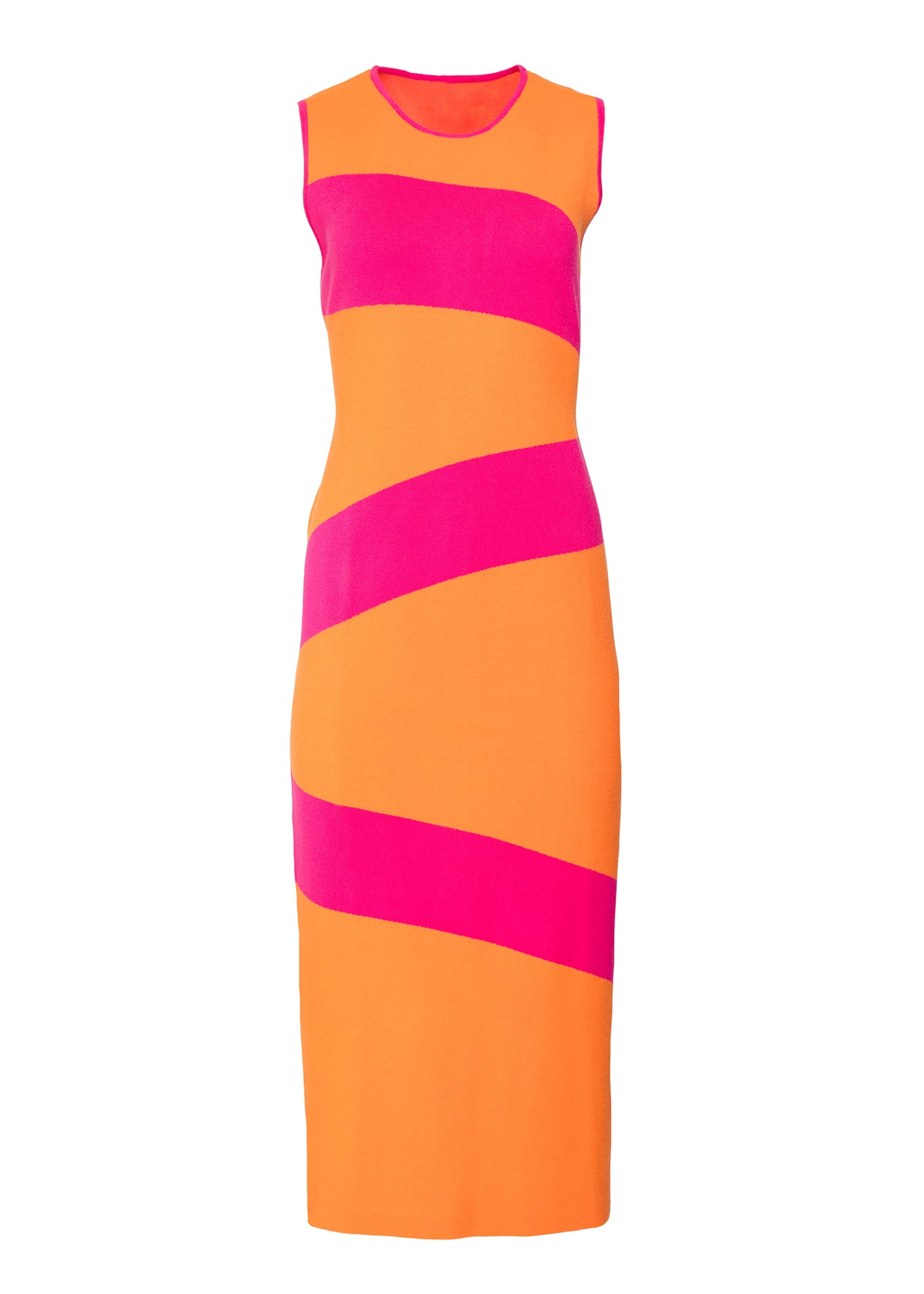 Knit Swirl Midi Dress