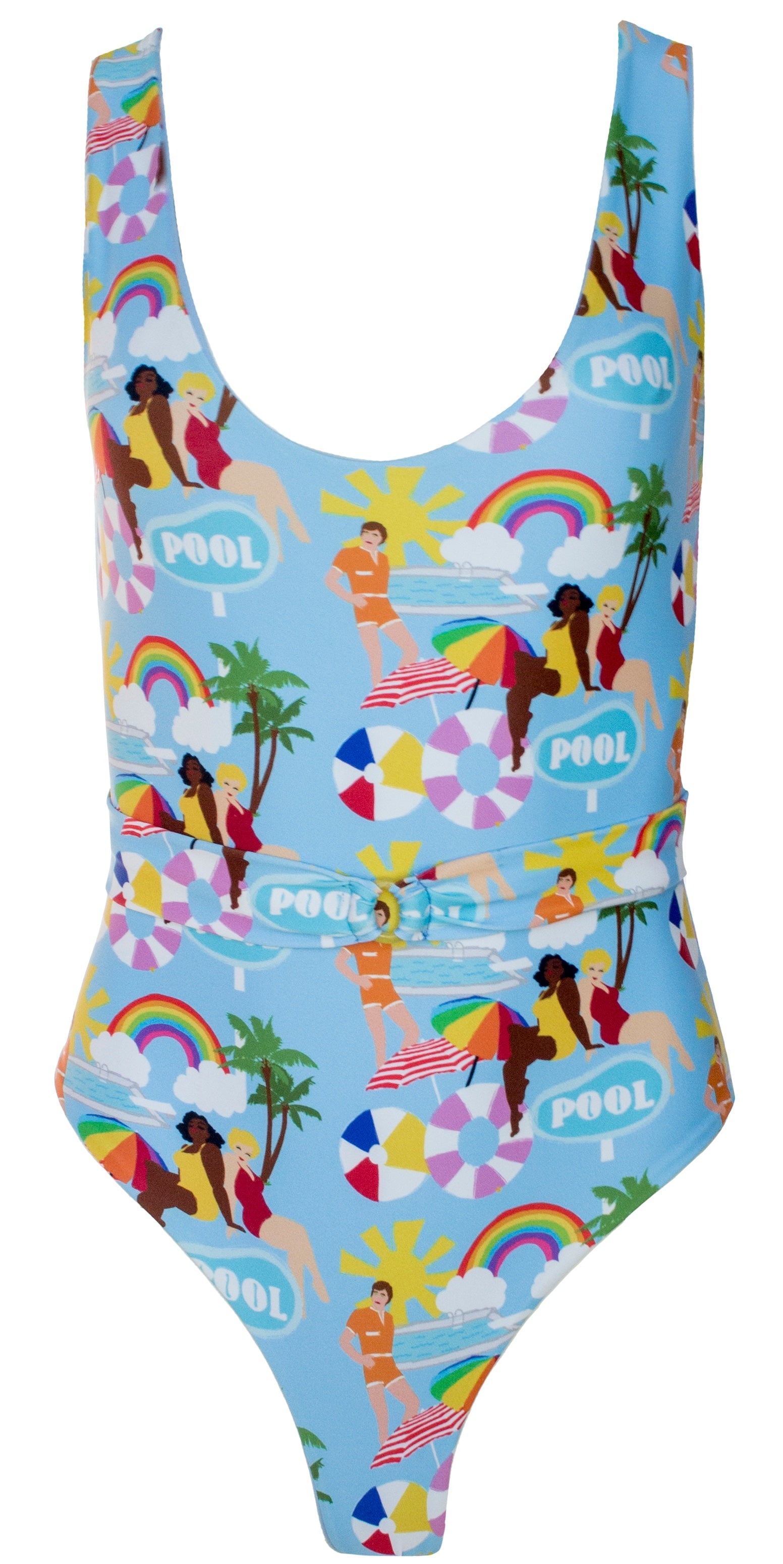 Poolside Printed One Piece