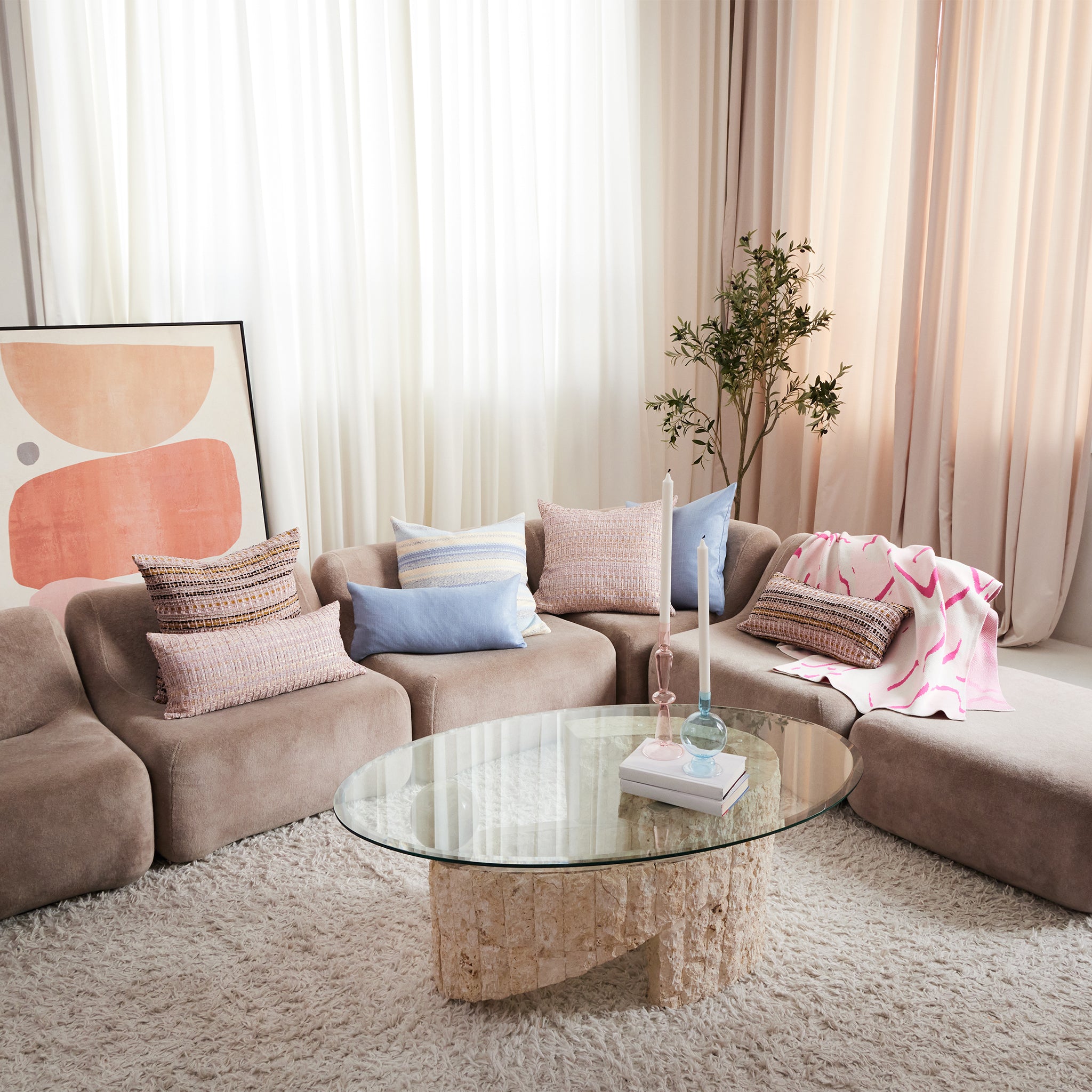 Leopard Print Knit Blanket