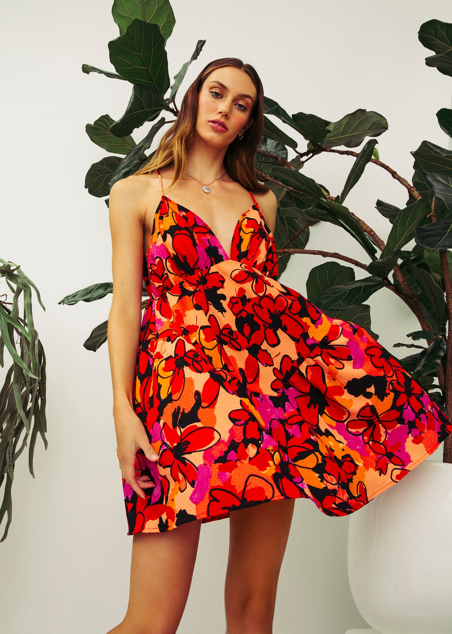 Floral Mini Dress