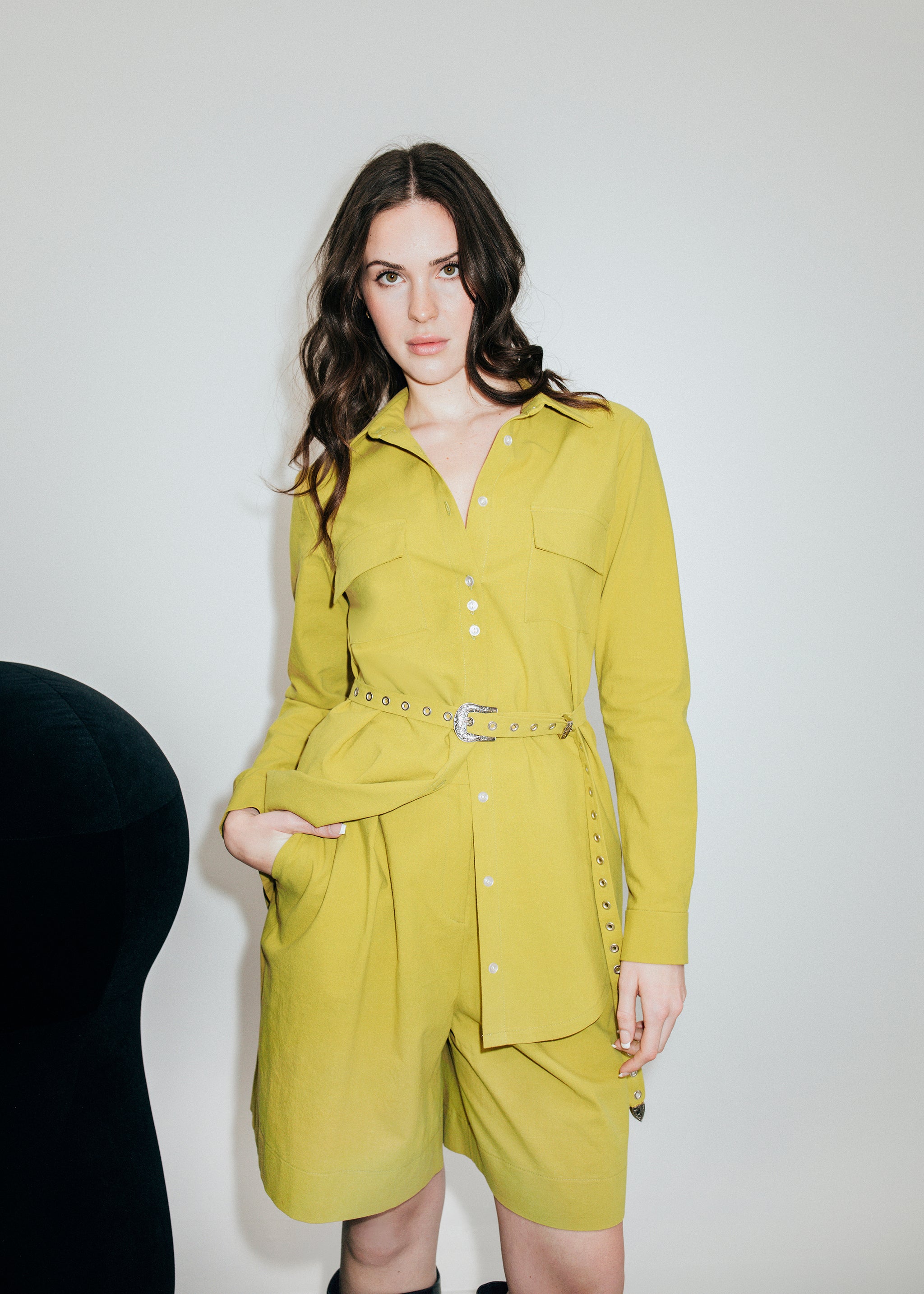 Belted Long Trouser Short