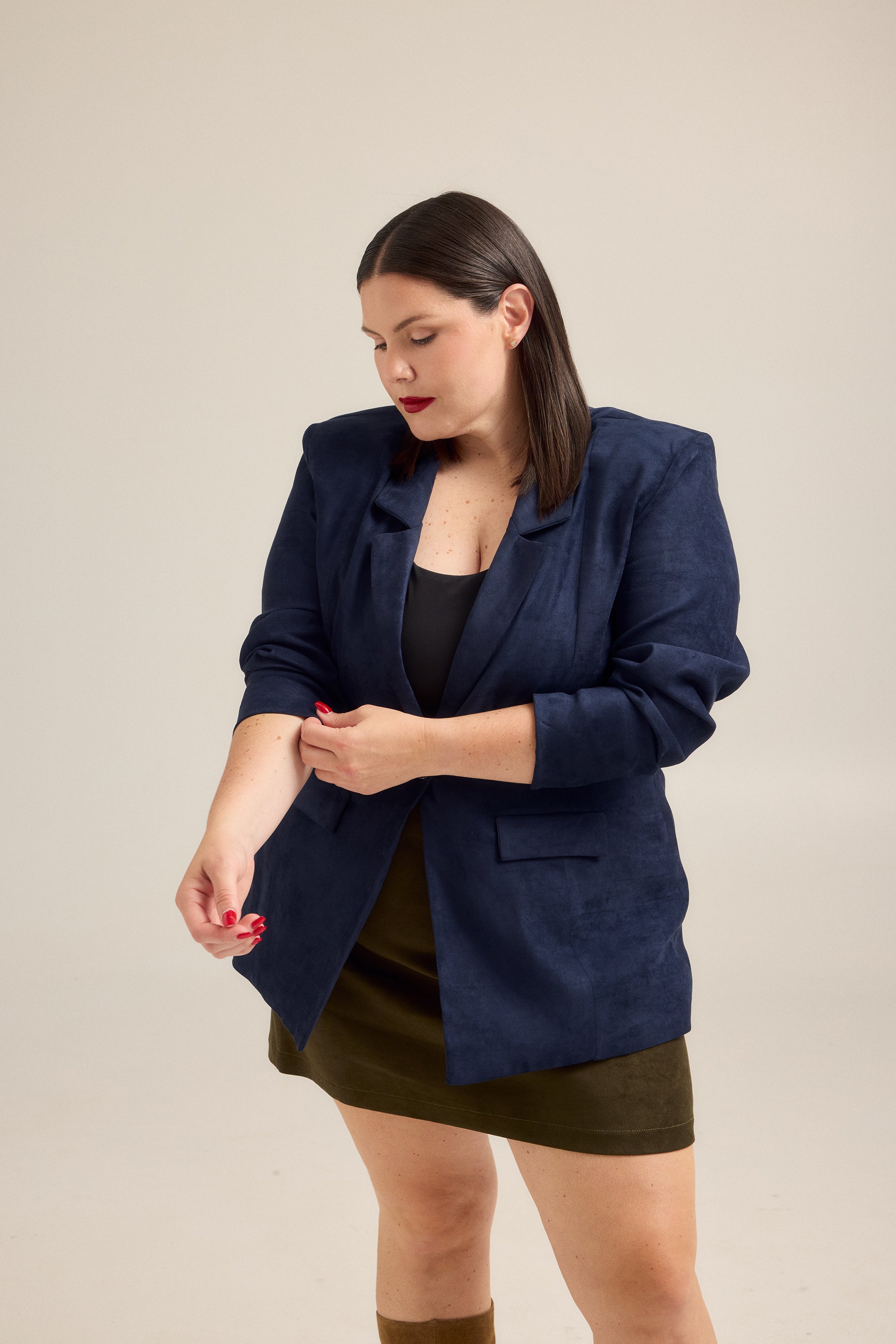 Suede Blazer