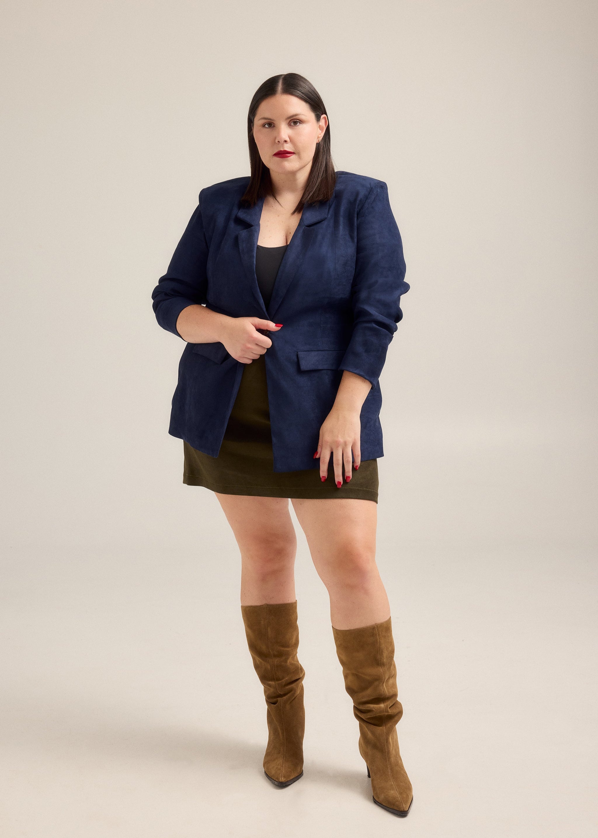 'Suede' Mini Skirt