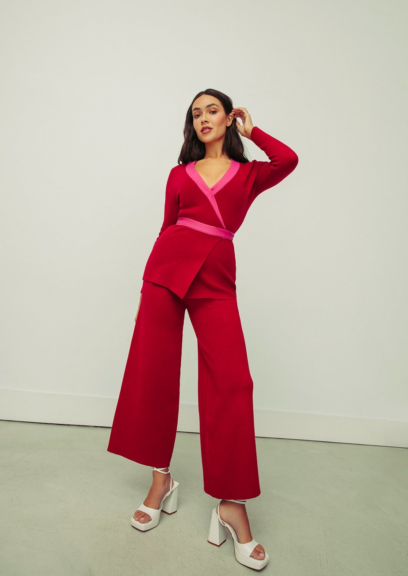 Red Leisure Suit