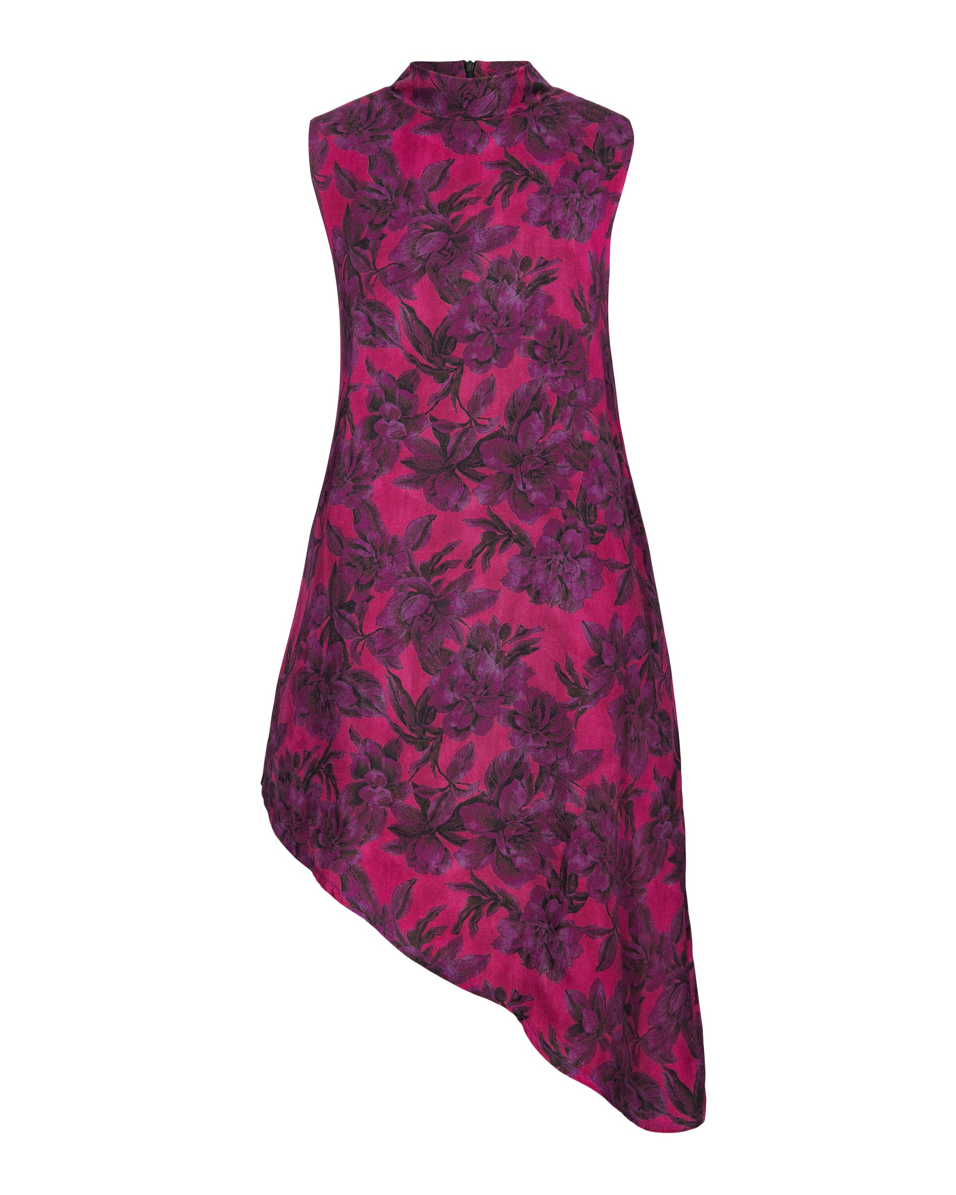 Floral Asymmetrical Top