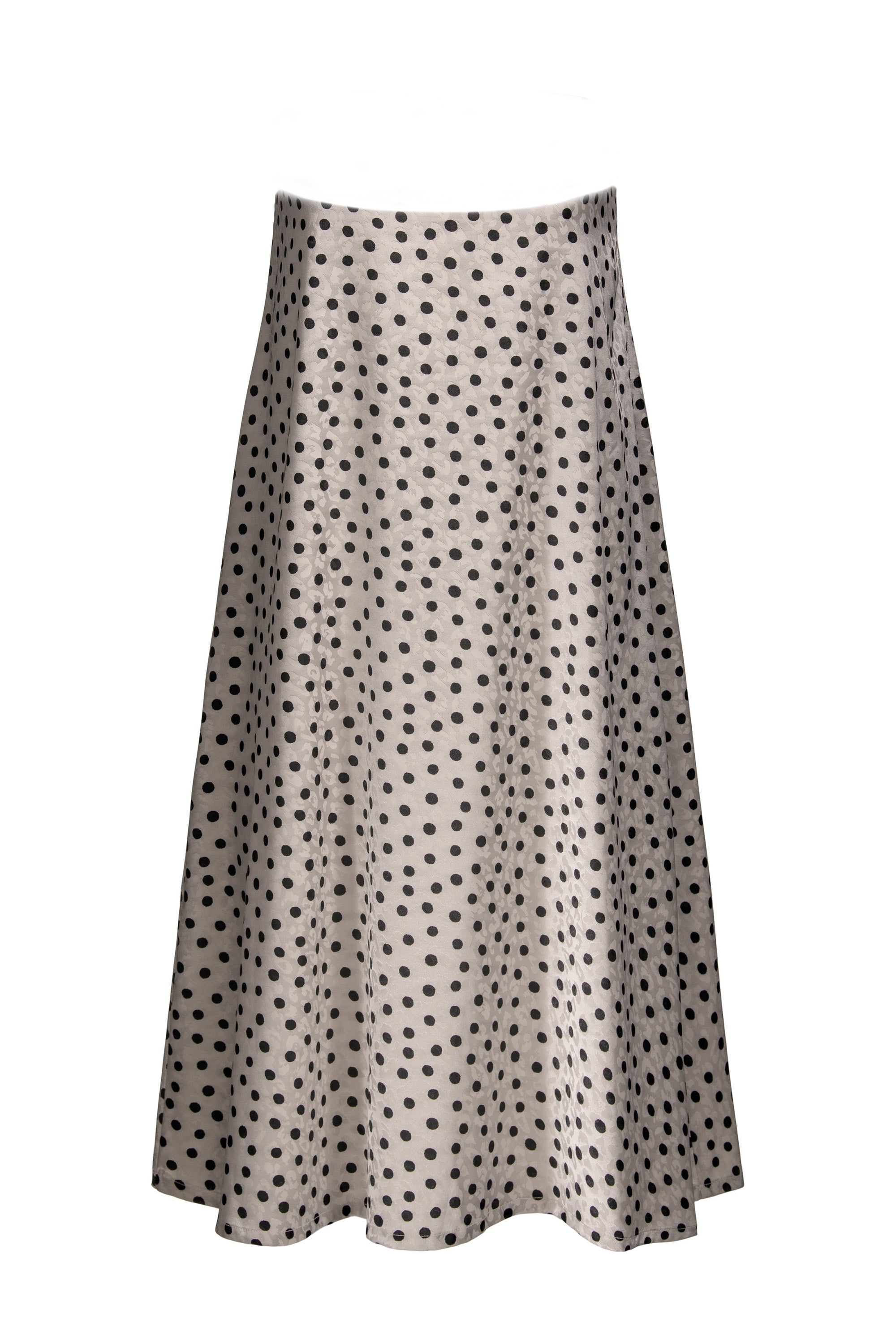 Polka Dot Midi Skirt