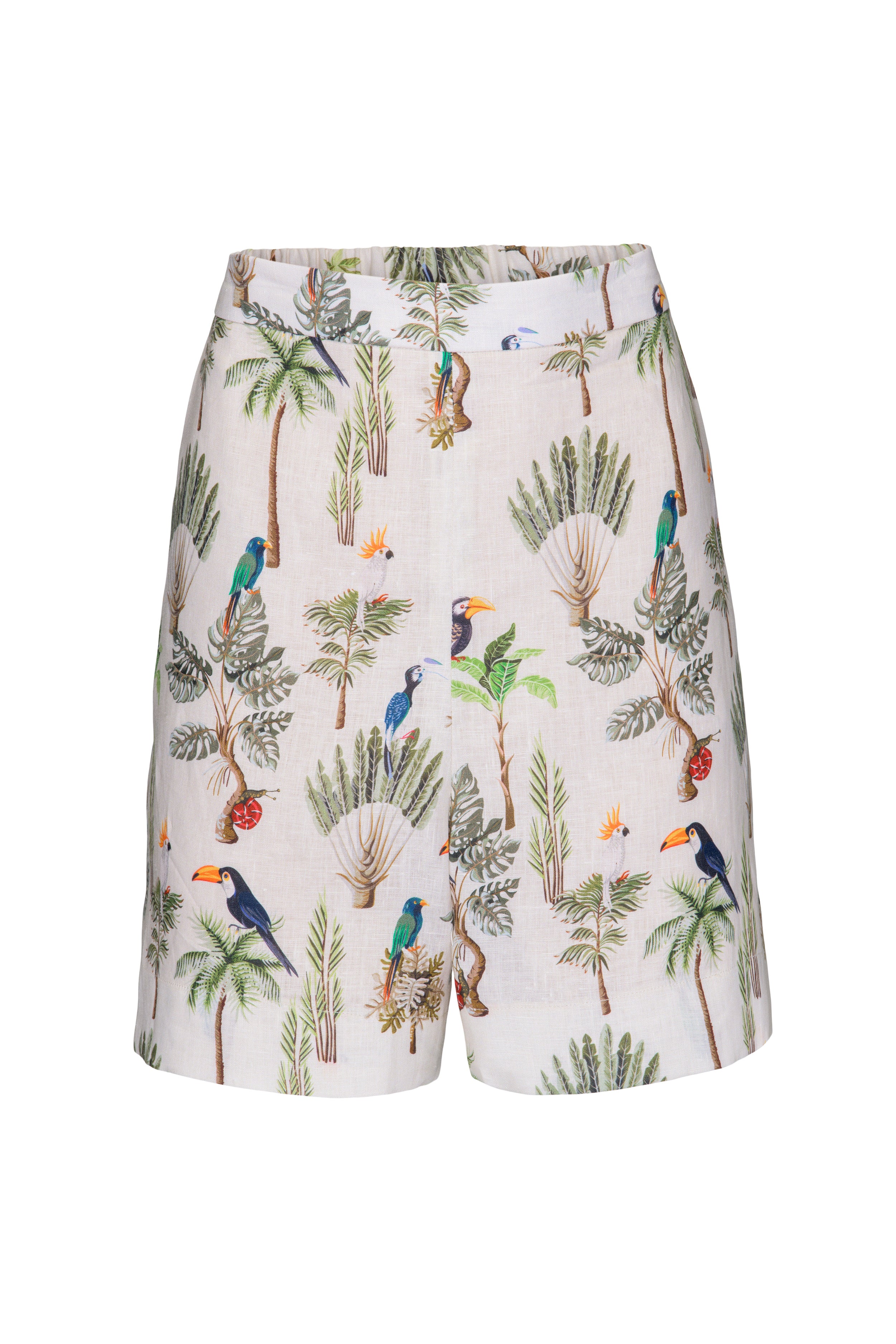 Tropics Print Trouser Short
