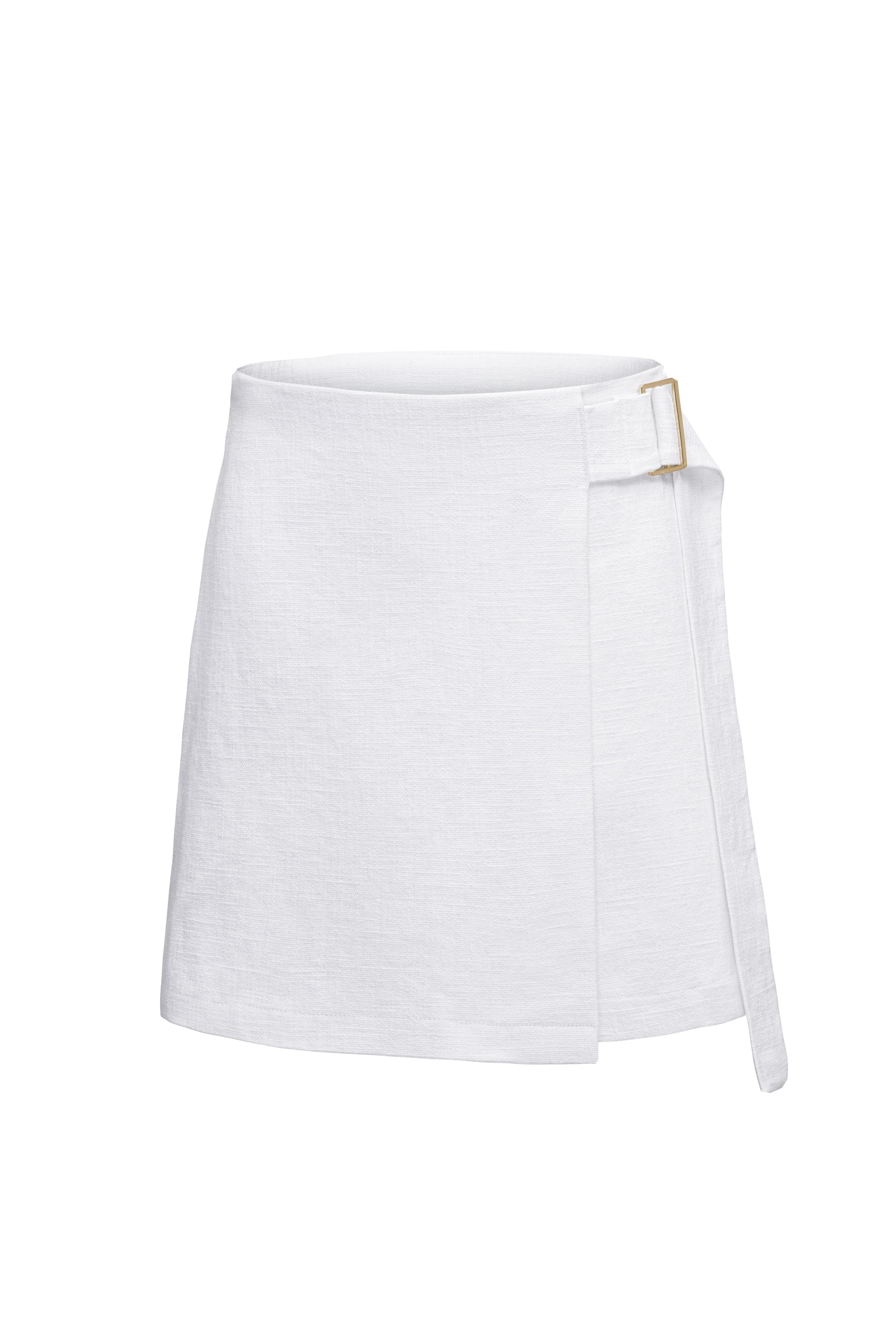 Linen Canvas Mini Skirt
