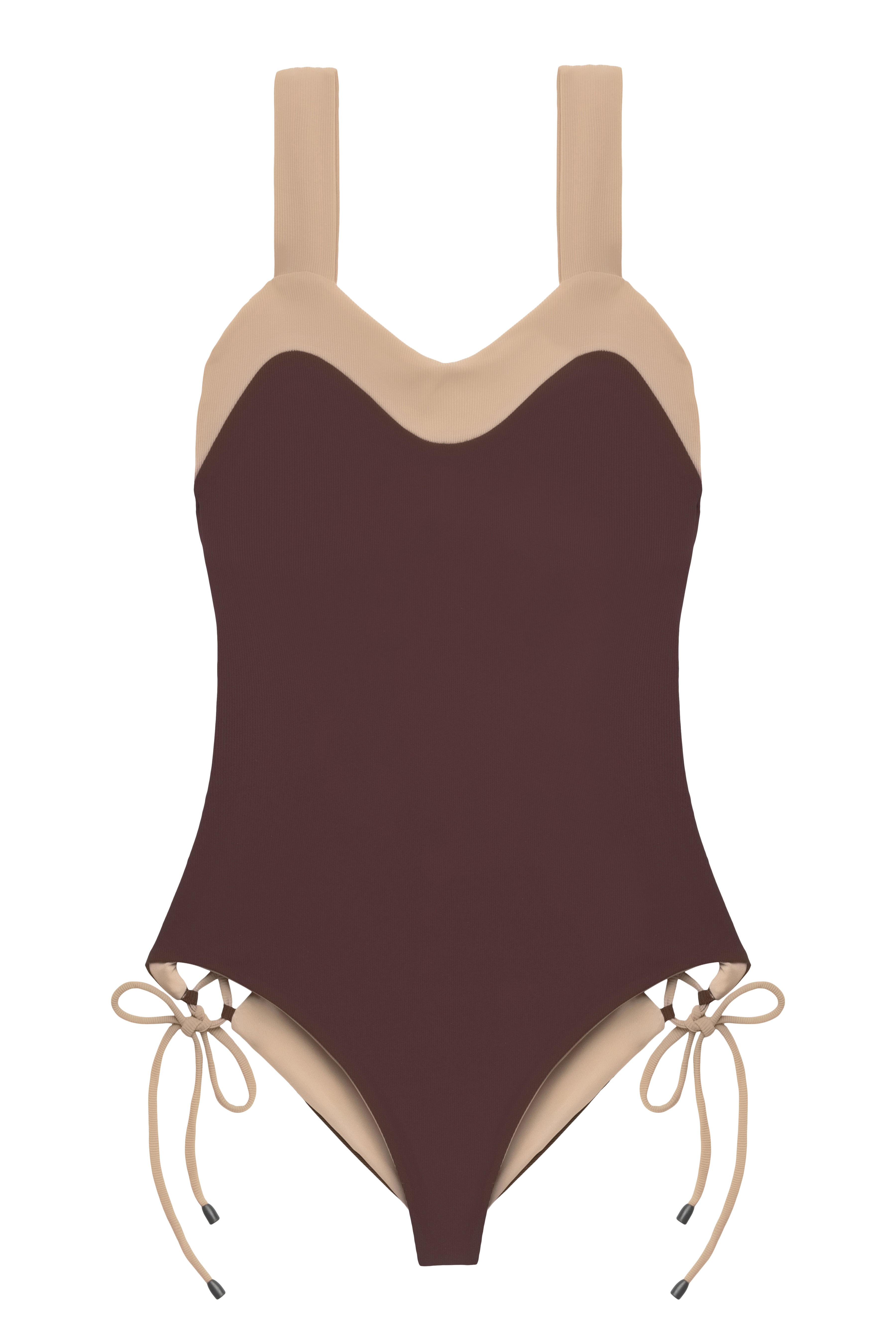 Gia Lace-Up Back Swimsuit