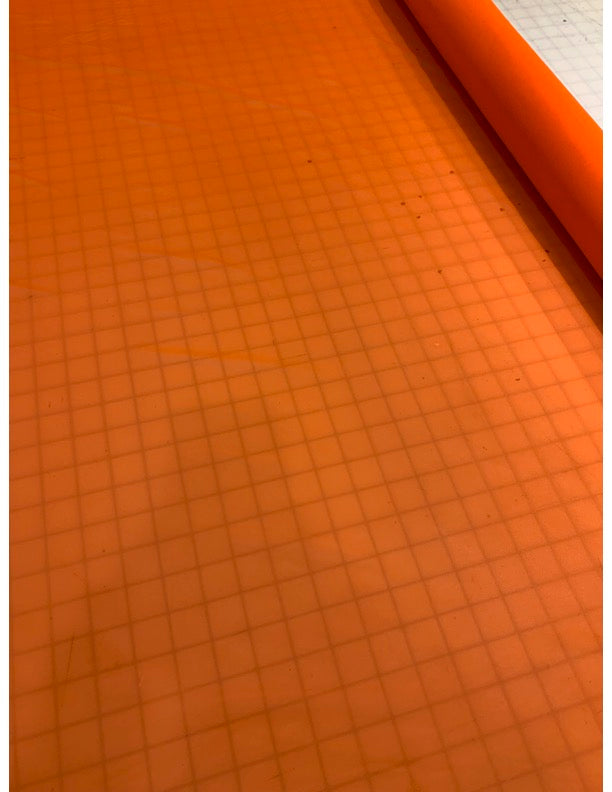 Orange Mesh Swim Fabric