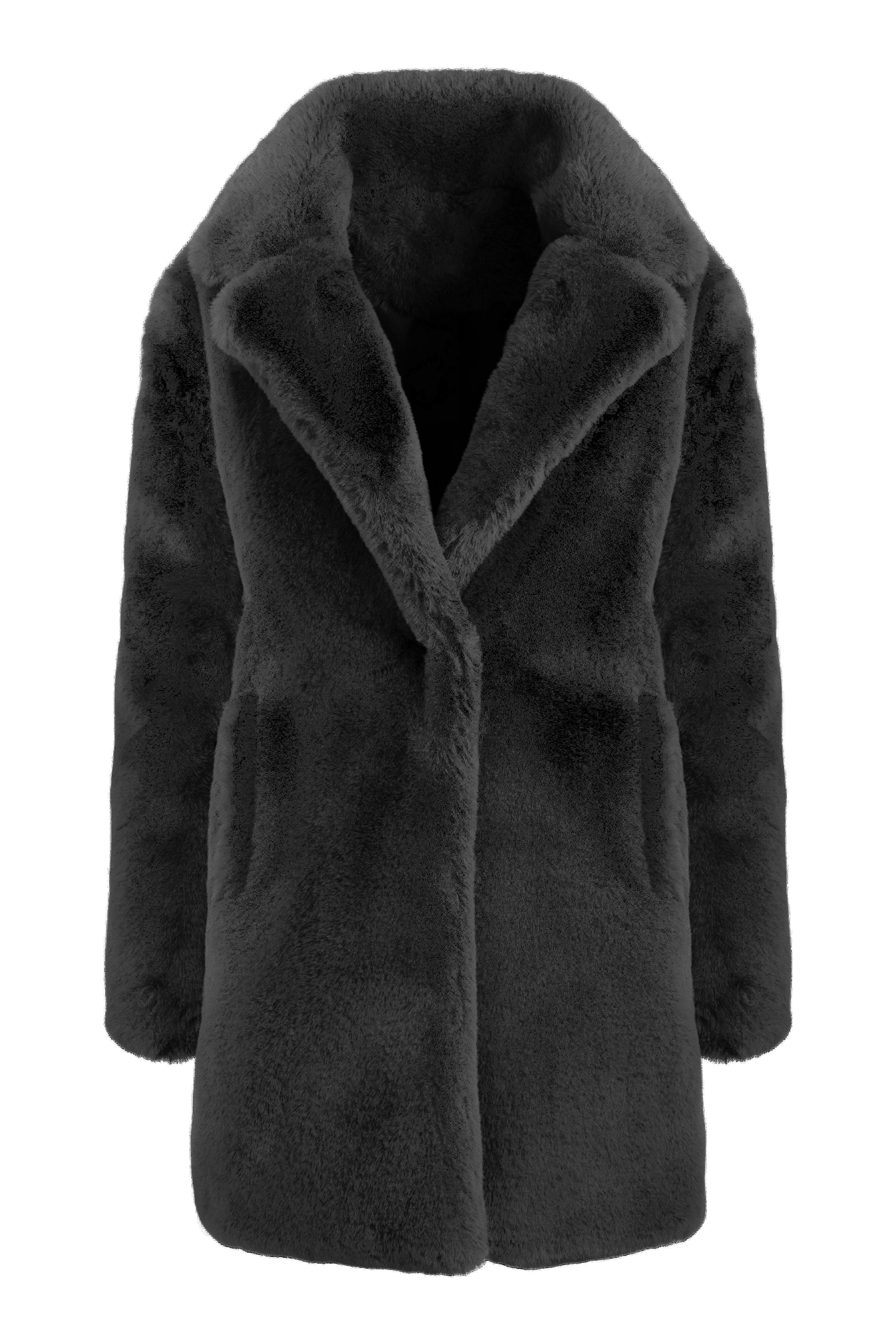 Short Faux Fur Teddy Coat