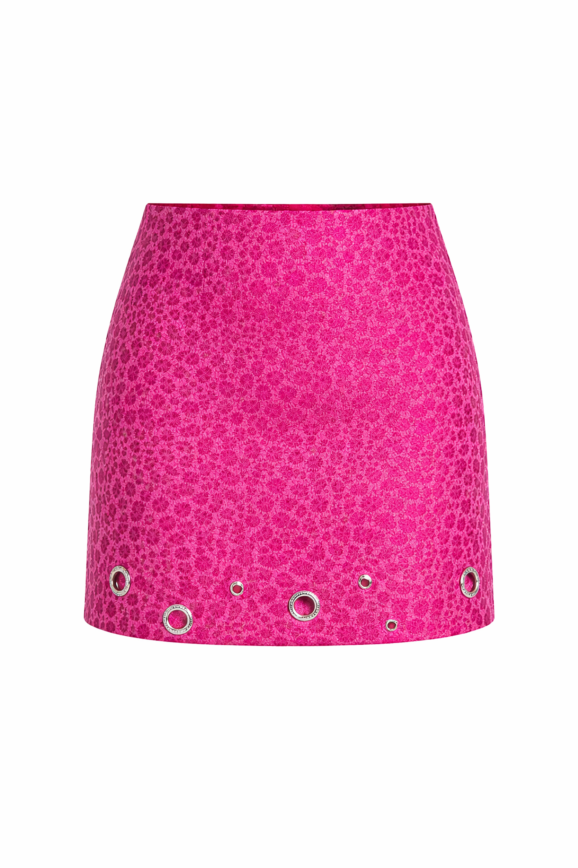 Pink Mini Skirt with Gromnets