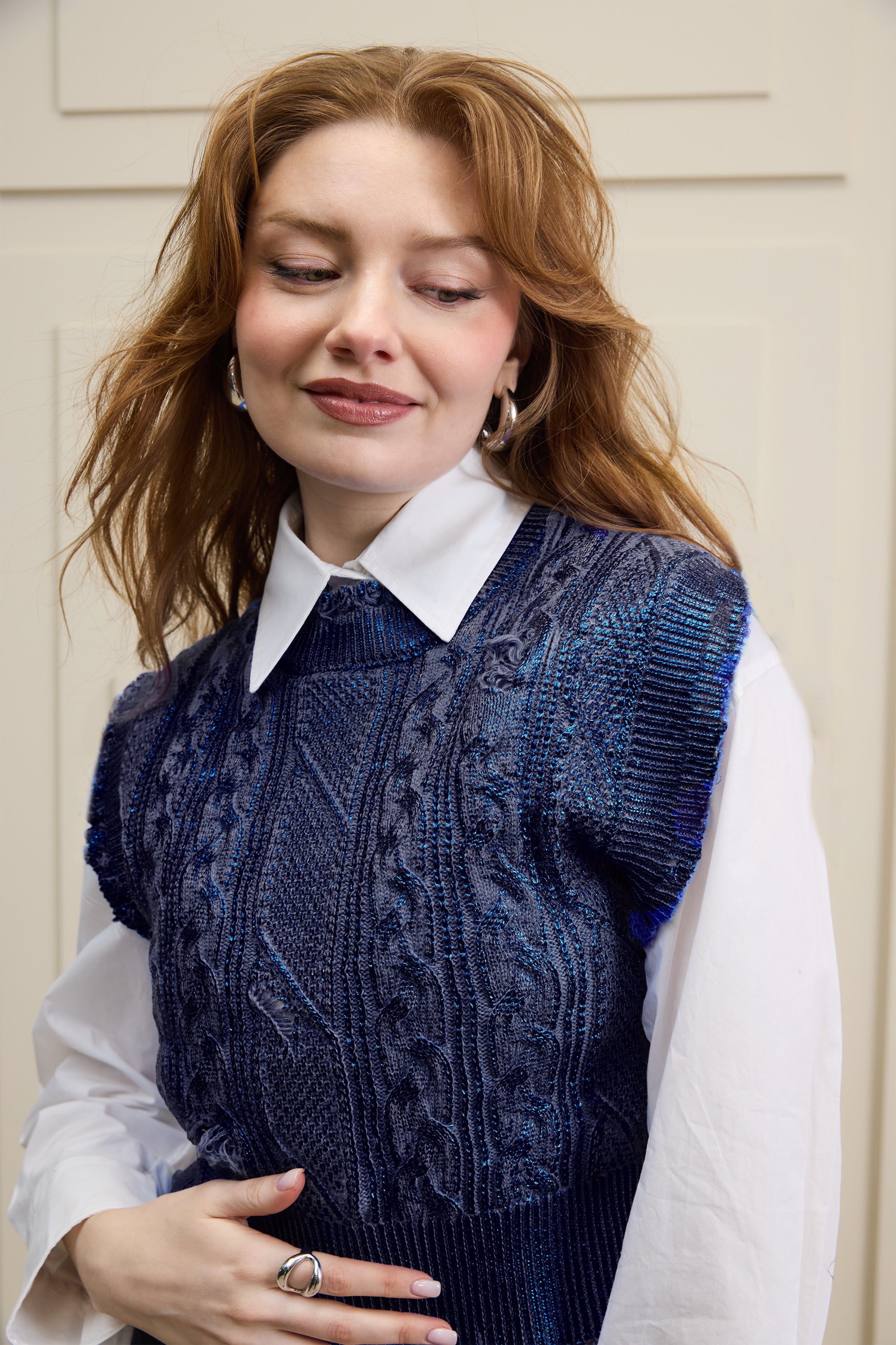 Navy Sweater Vest