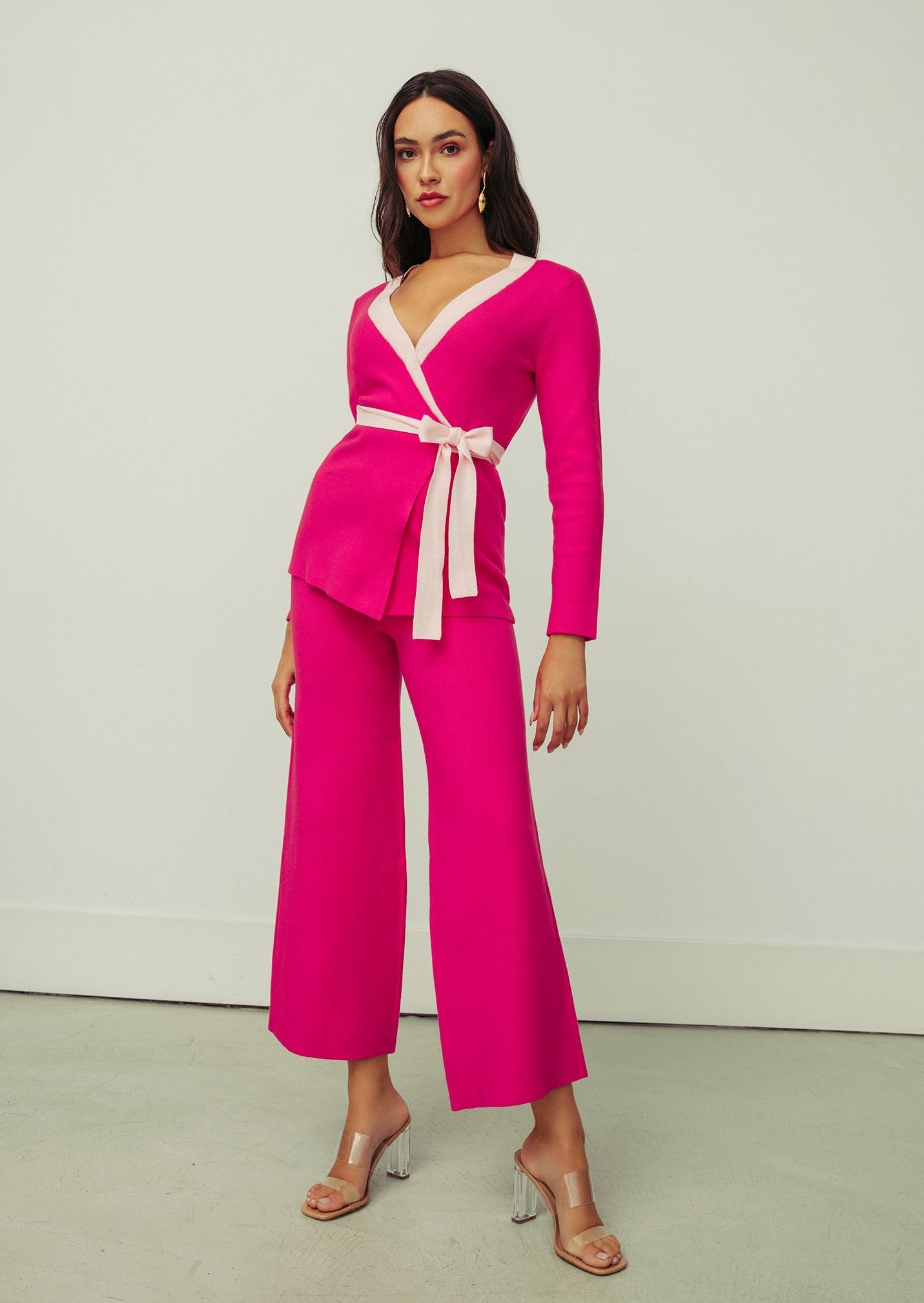 Pink Two Tone Leisure Suit