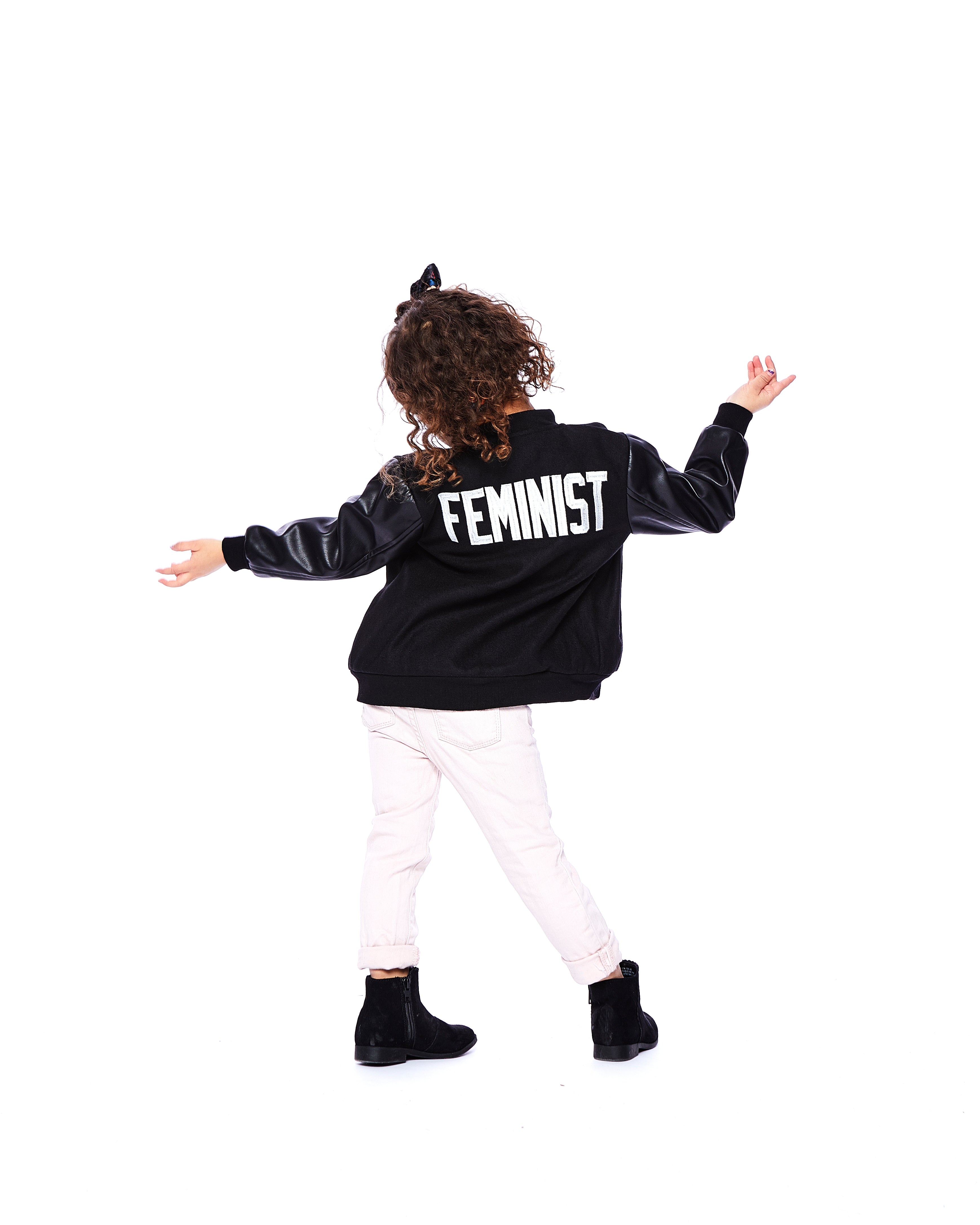 KIDS FEMINIST Varsity Jacket