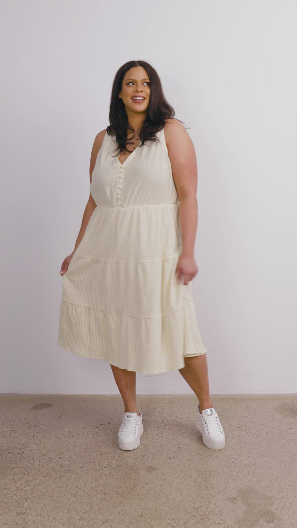 Plus size seersucker best sale dress
