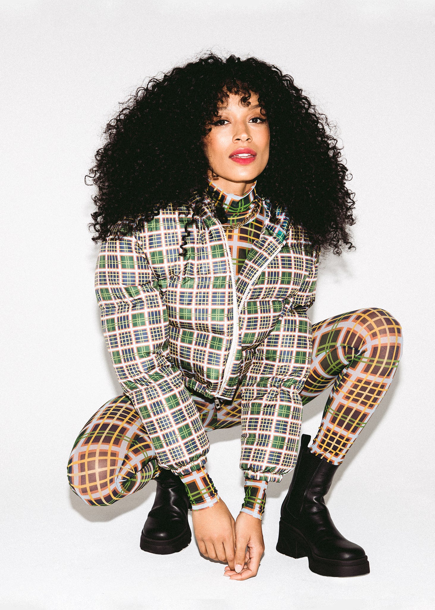 Plaid Leggings