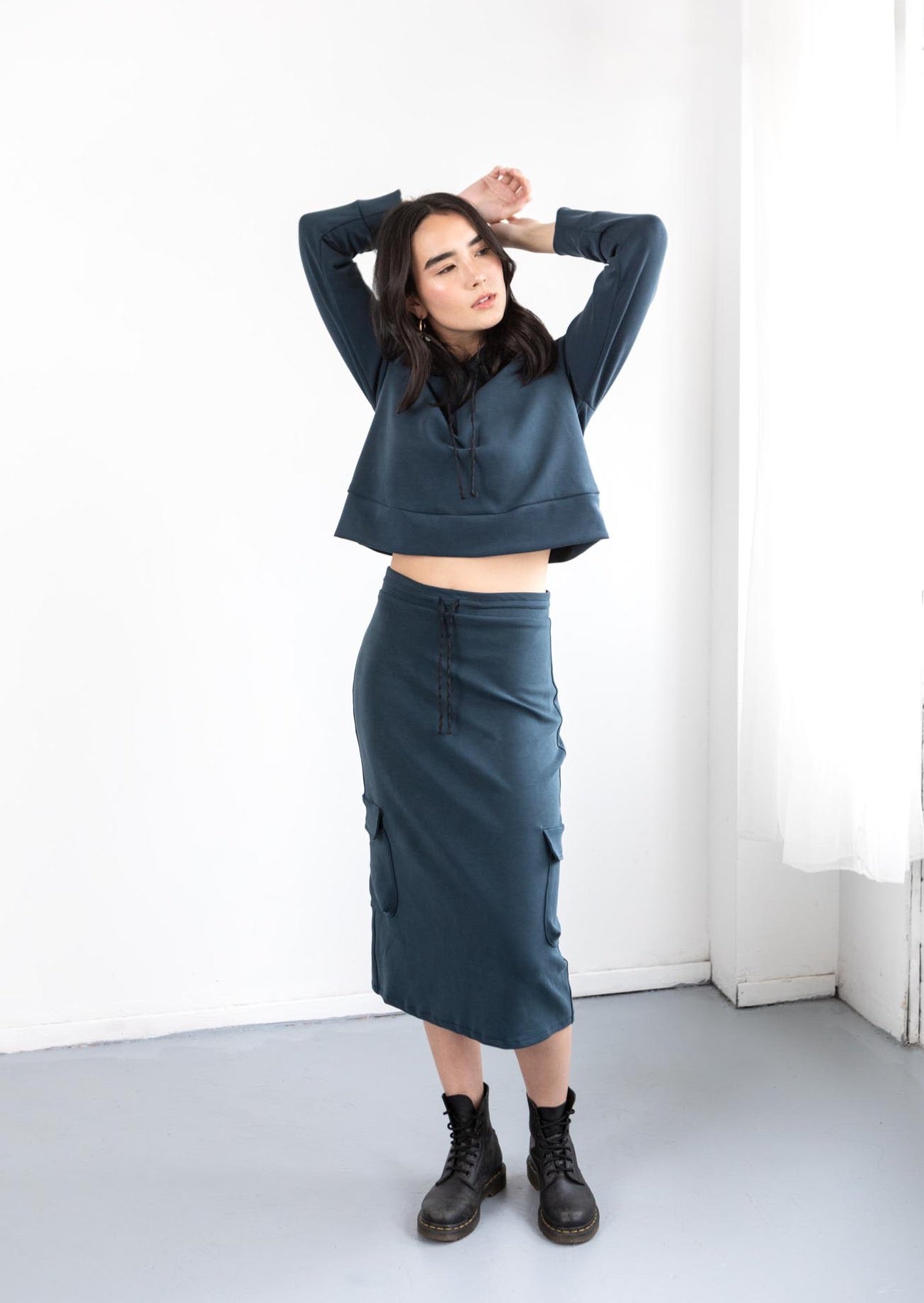 High Waisted Lounge Skirt
