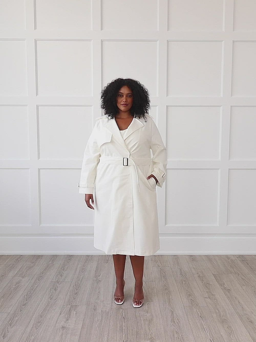 White Trench Coat