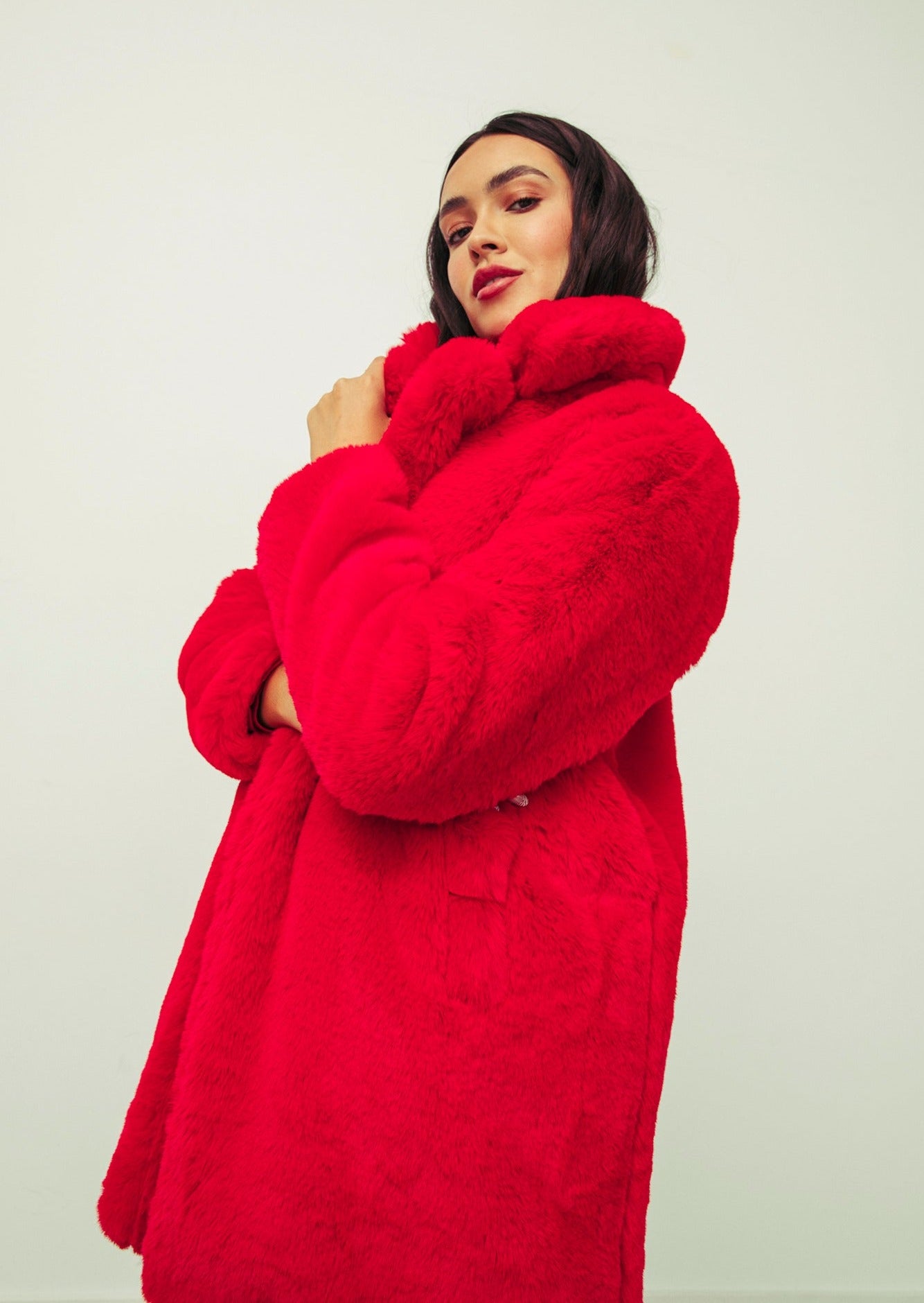 Missguided teddy coat clearance review