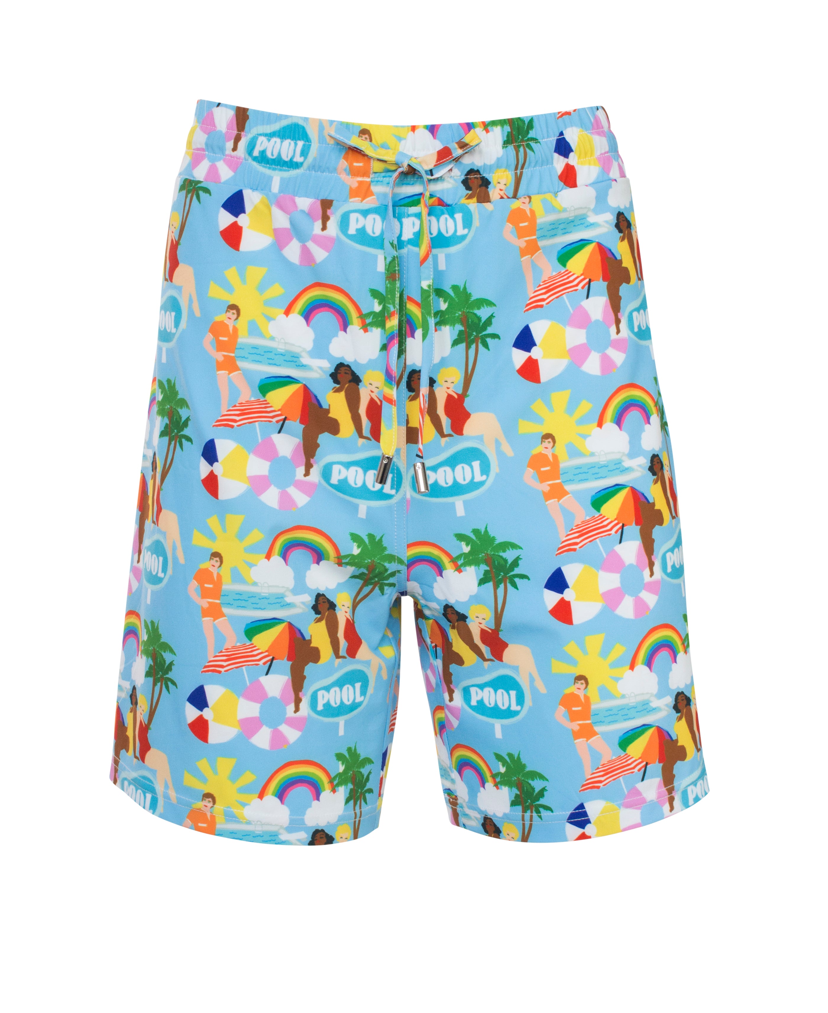 Poolside Printed Swim Shorts