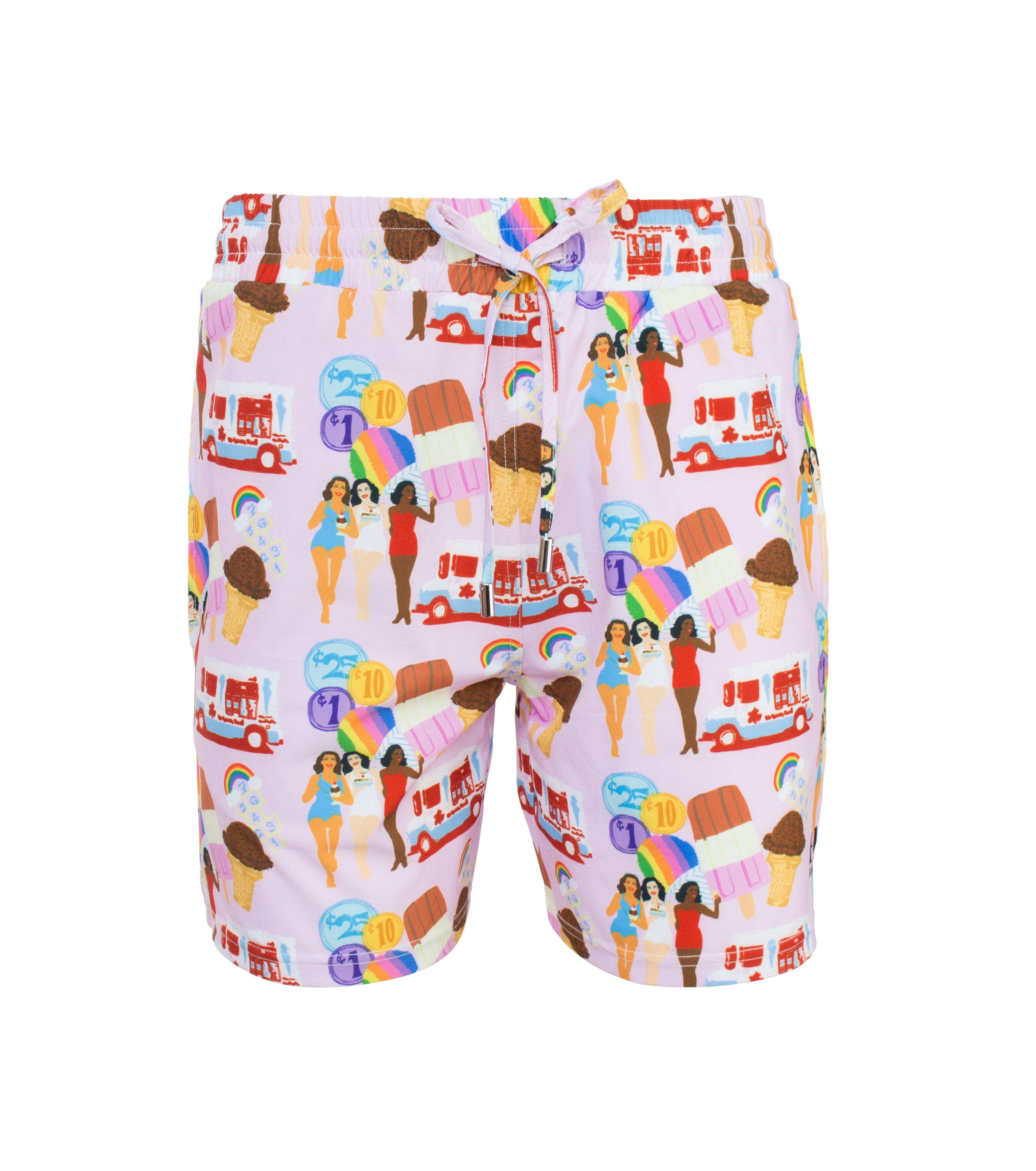 Ice Cream Printed Swim Shorts